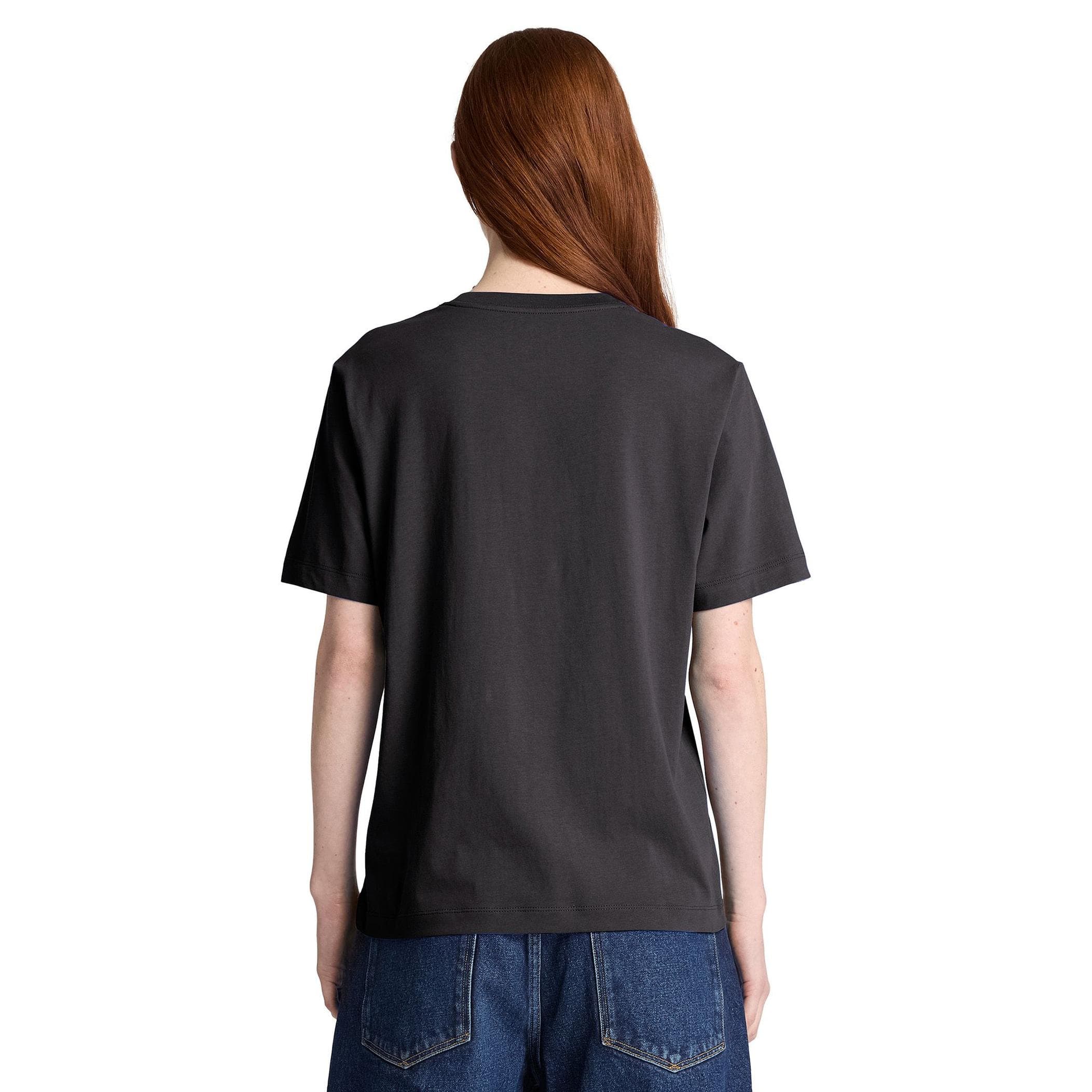 Timberland Timberland Crafted Crew Short-Sleeves Tee Kadın T-Shirt Siyah - 2