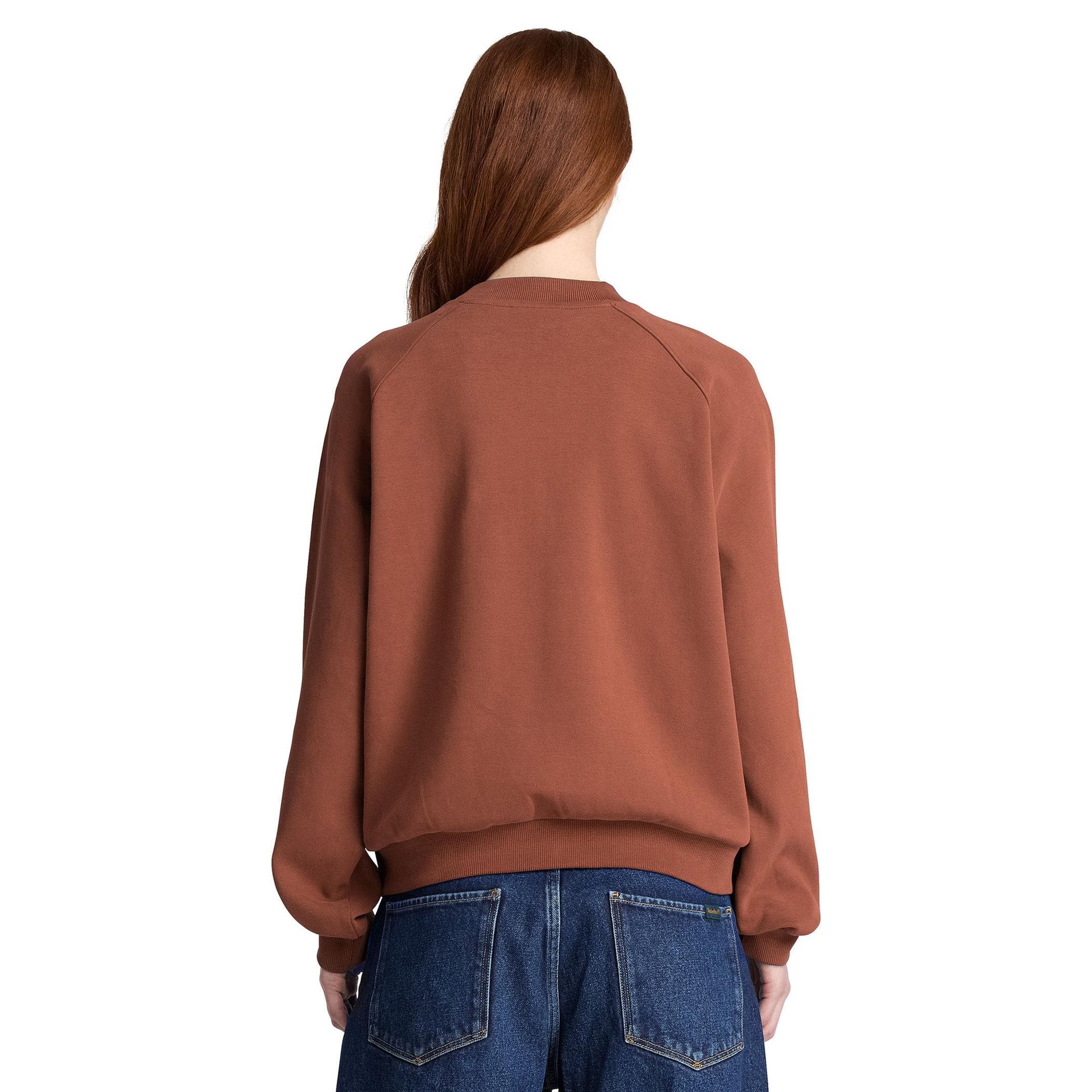 Timberland Timberland Crafted Crew Sweatshirt Kadın Sweatshirt Kahve - 2