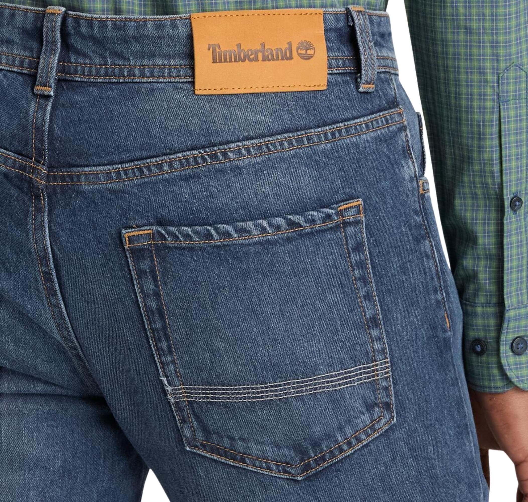 Timberland Timberland Sandown Denim Slim Erkek Pantolon Mavi - 3