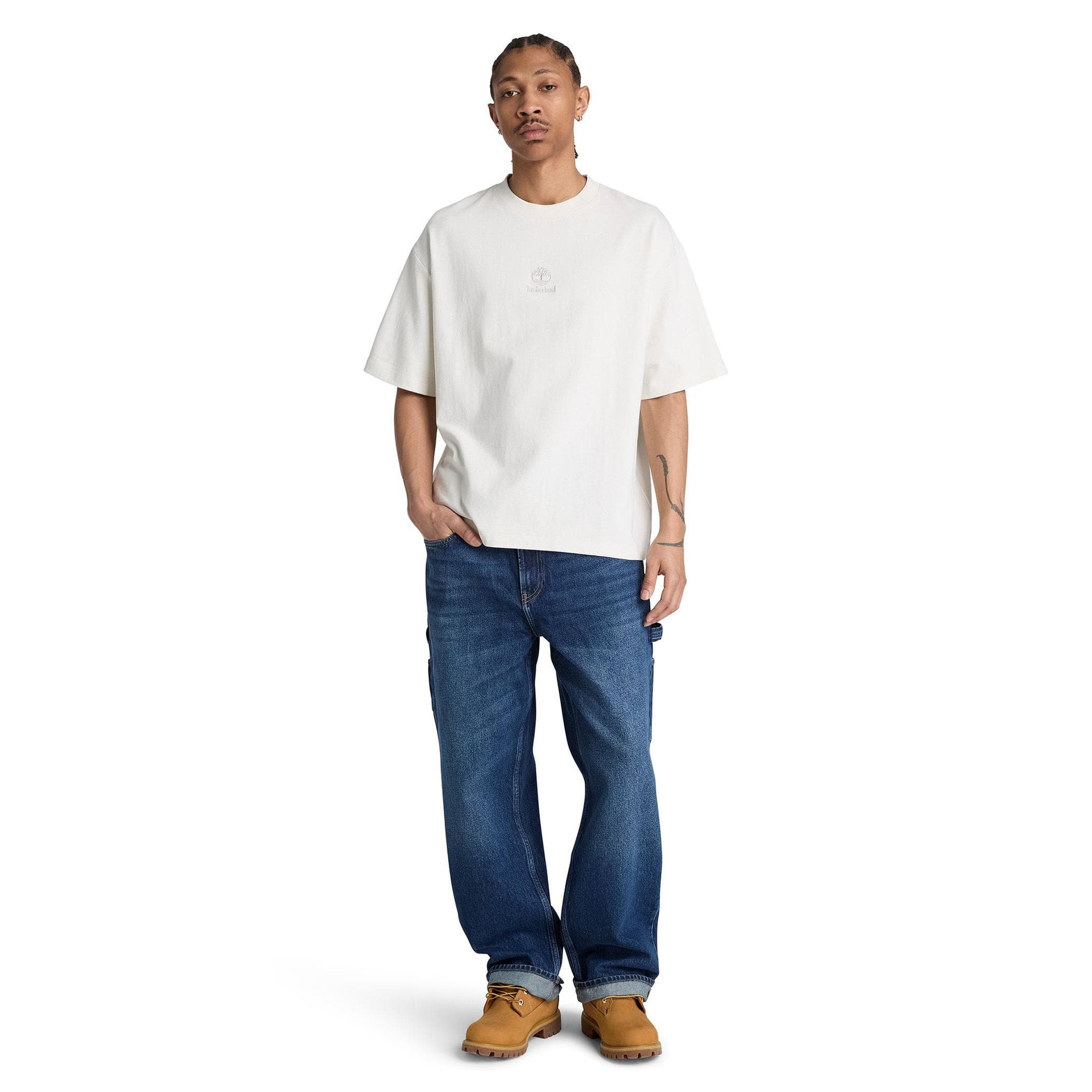 Timberland Timberland Shorewood Heavyweight Ss Tee Erkek - 4