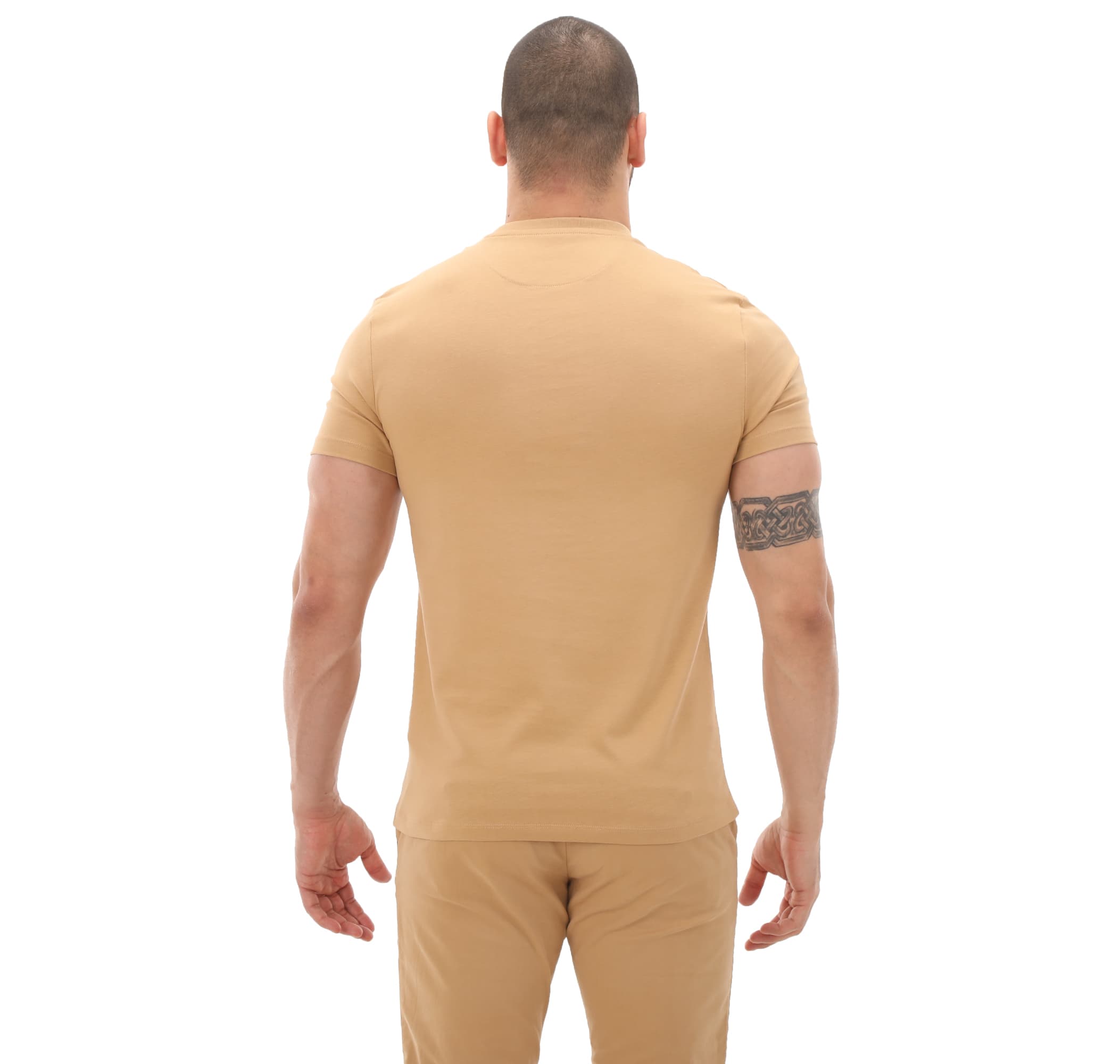 Timberland Timberland Short Sleeve Tee Erkek T-Shirt Krem - 4