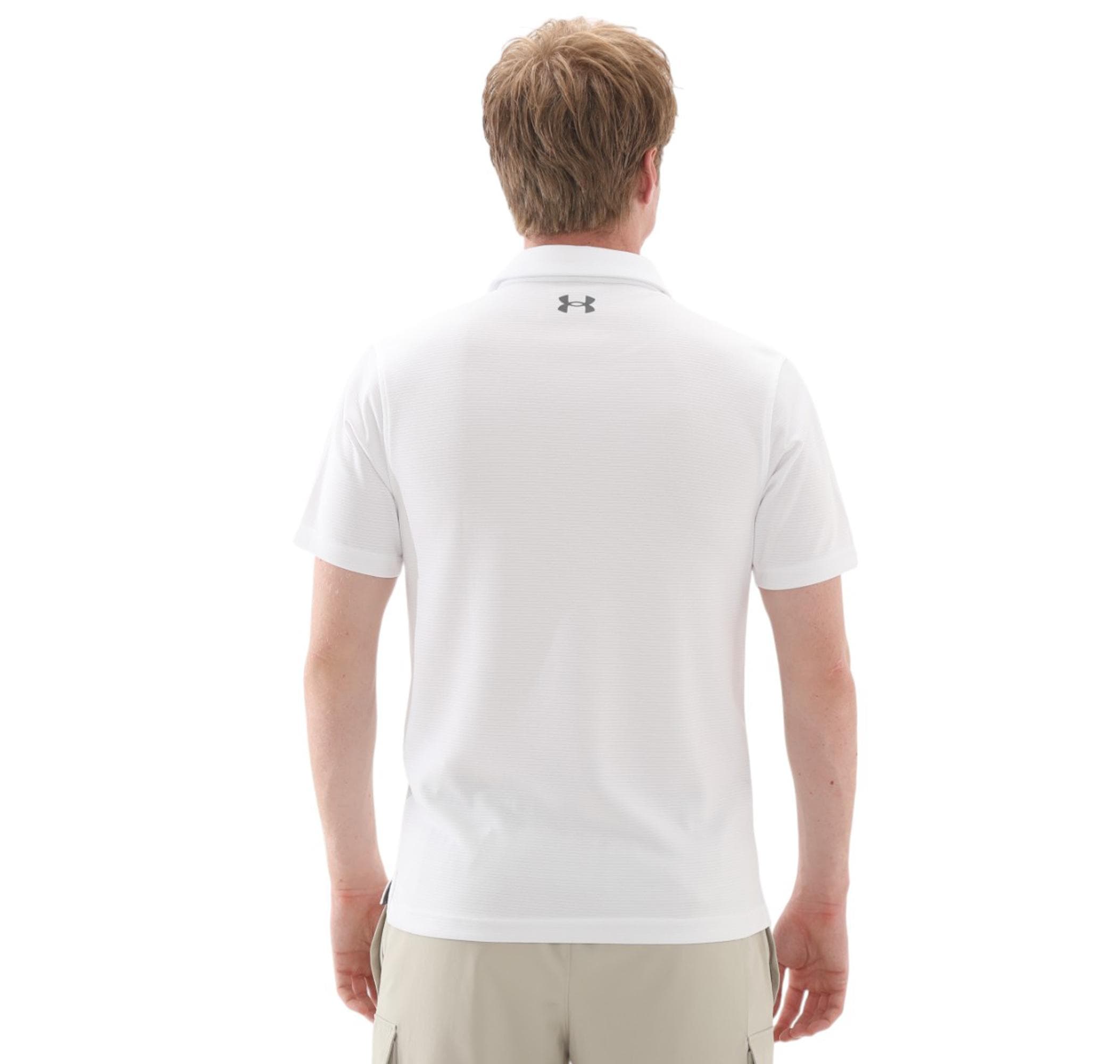 Under Armour Under Armour Tech Polo Erkek T-Shirt Beyaz - 4