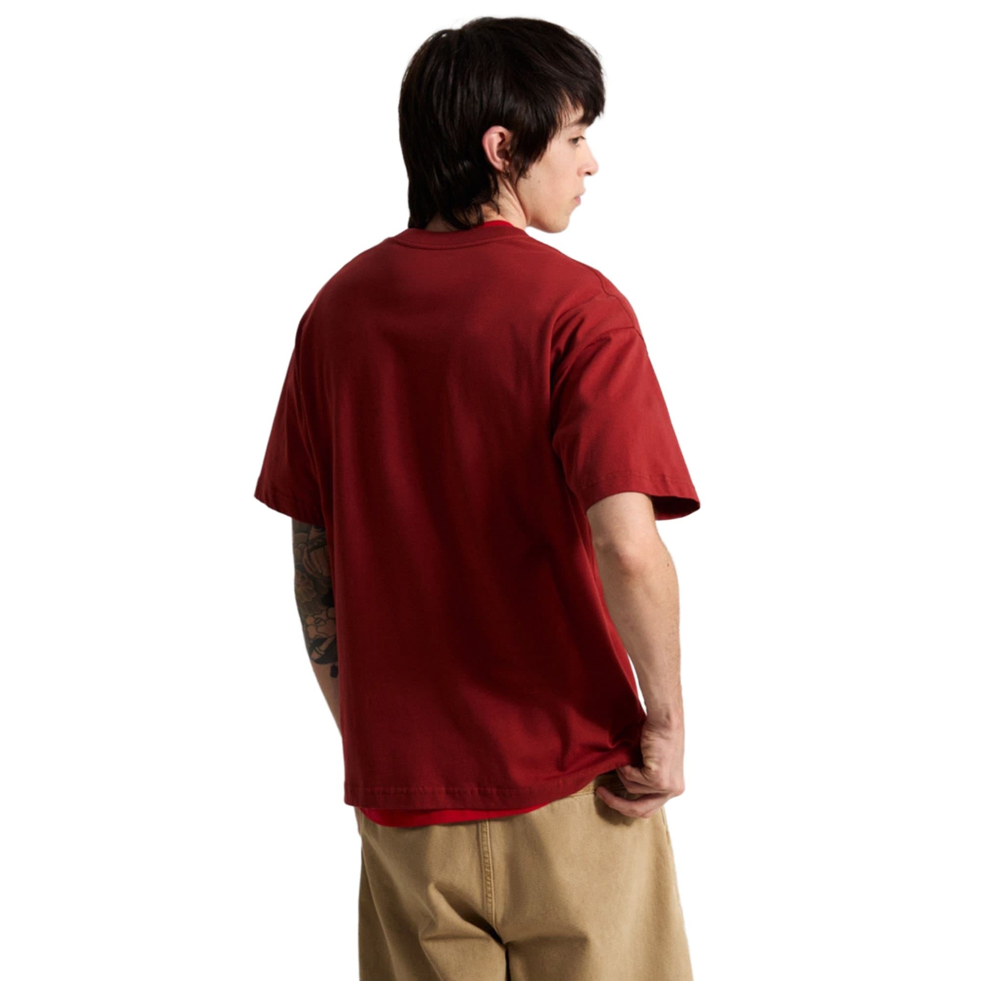 Vans Vans Left Chest Iı Loose Ss Tee Erkek T-Shirt Kırmızı - 3