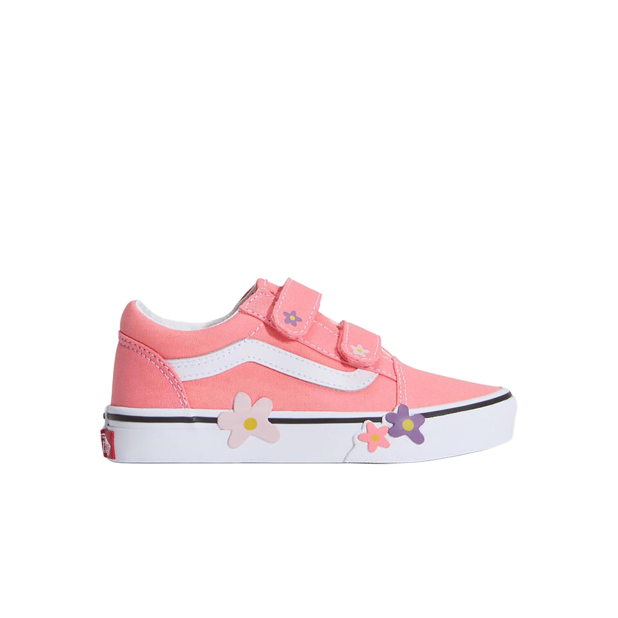 Vans Vans Old Skool V Flower Çocuk Spor Ayakkabı Pembe - 5