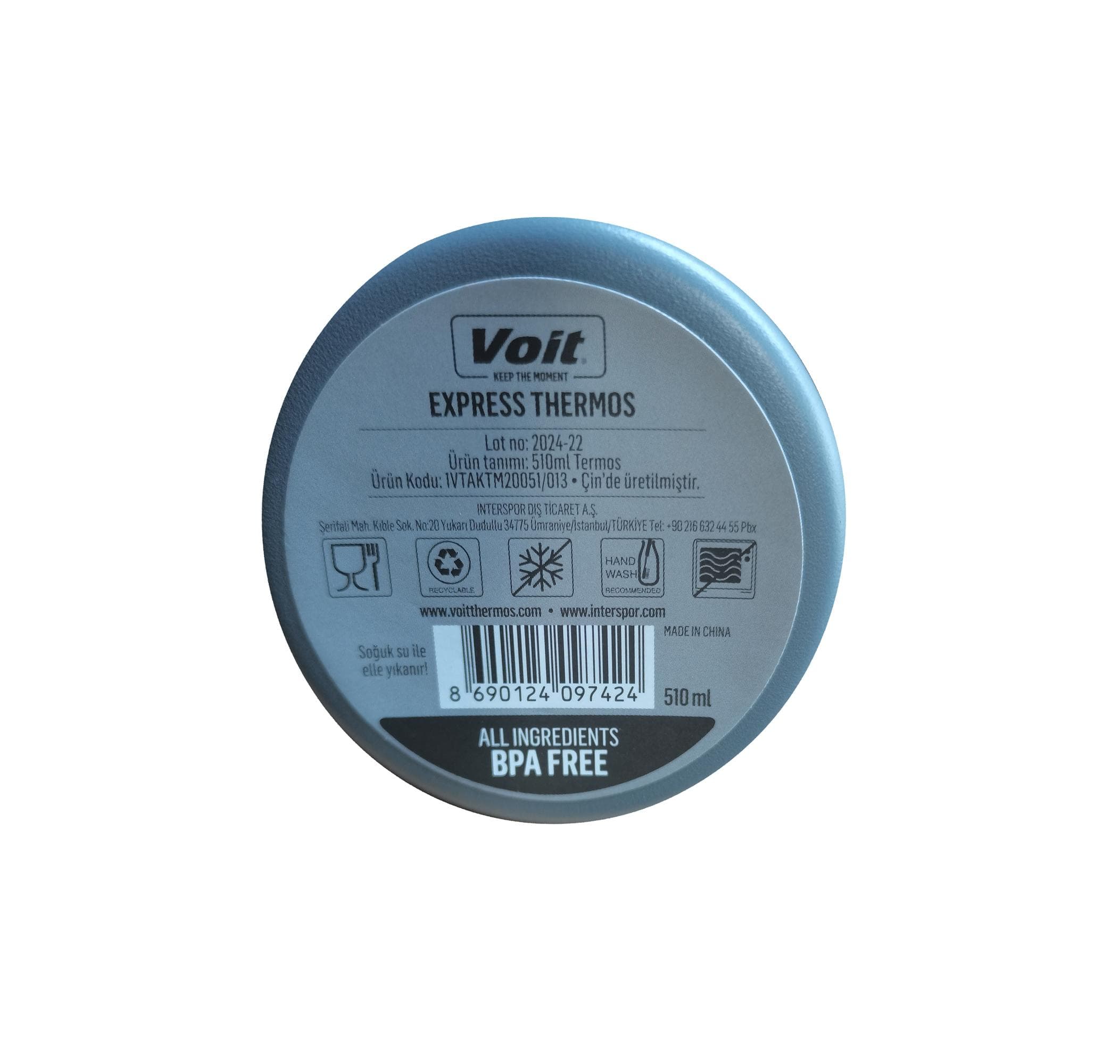 Voit Voit Express Coffee Thermos 510Ml Termos Mavi - 5