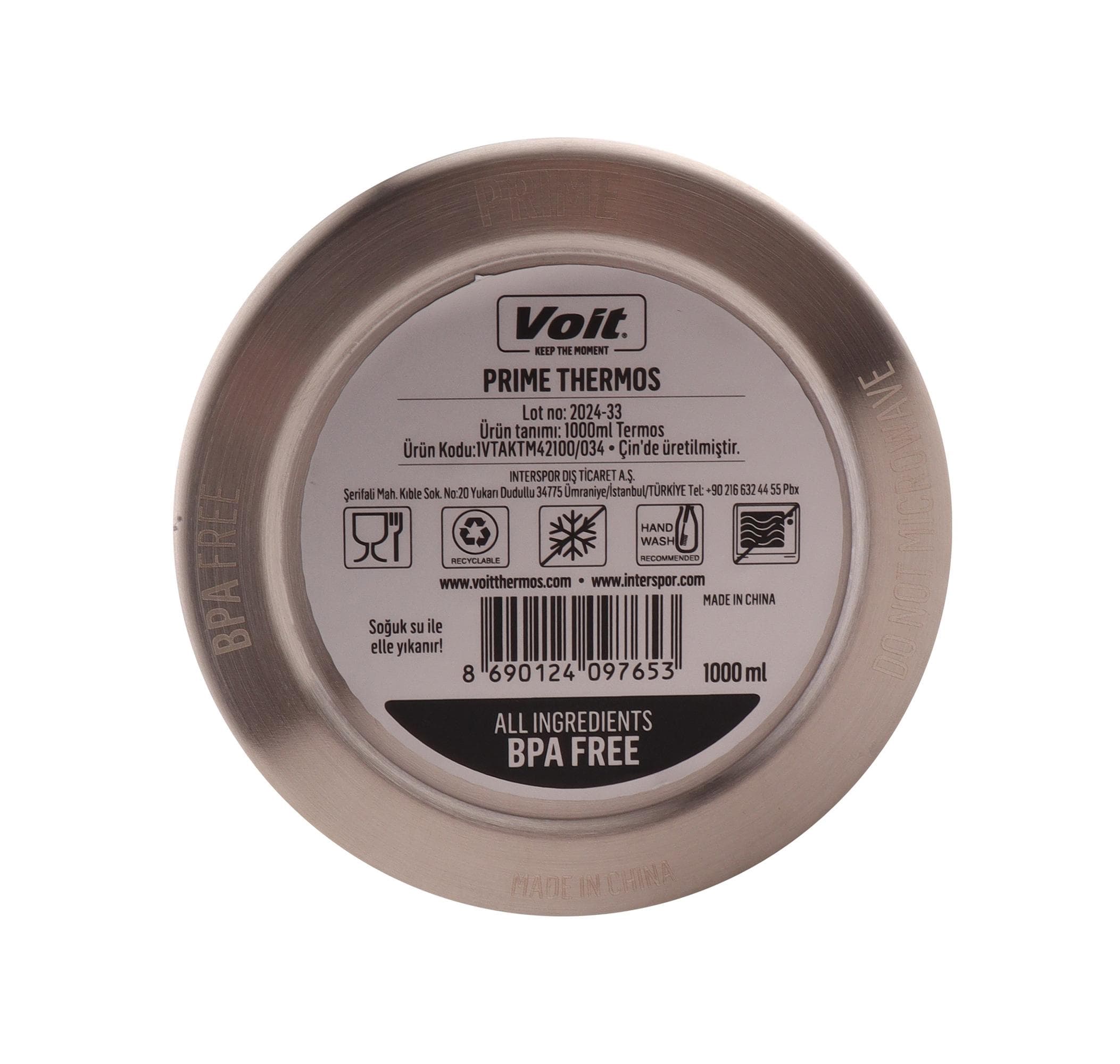 Voit Voit Prıme Thermos 1000Ml Termos Lacivert - 6