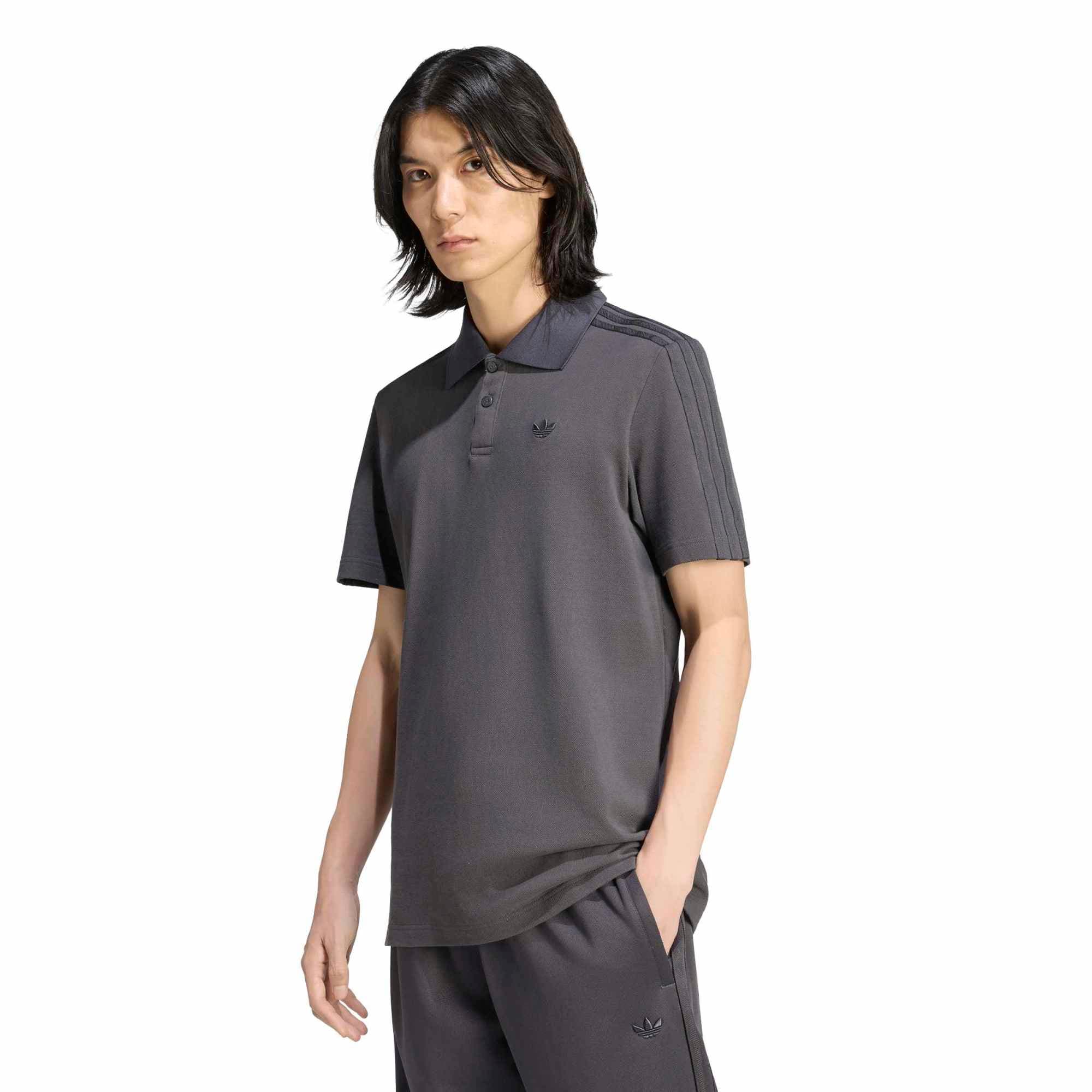 adidas adidas 3S Polo Erkek T-Shirt Gri
