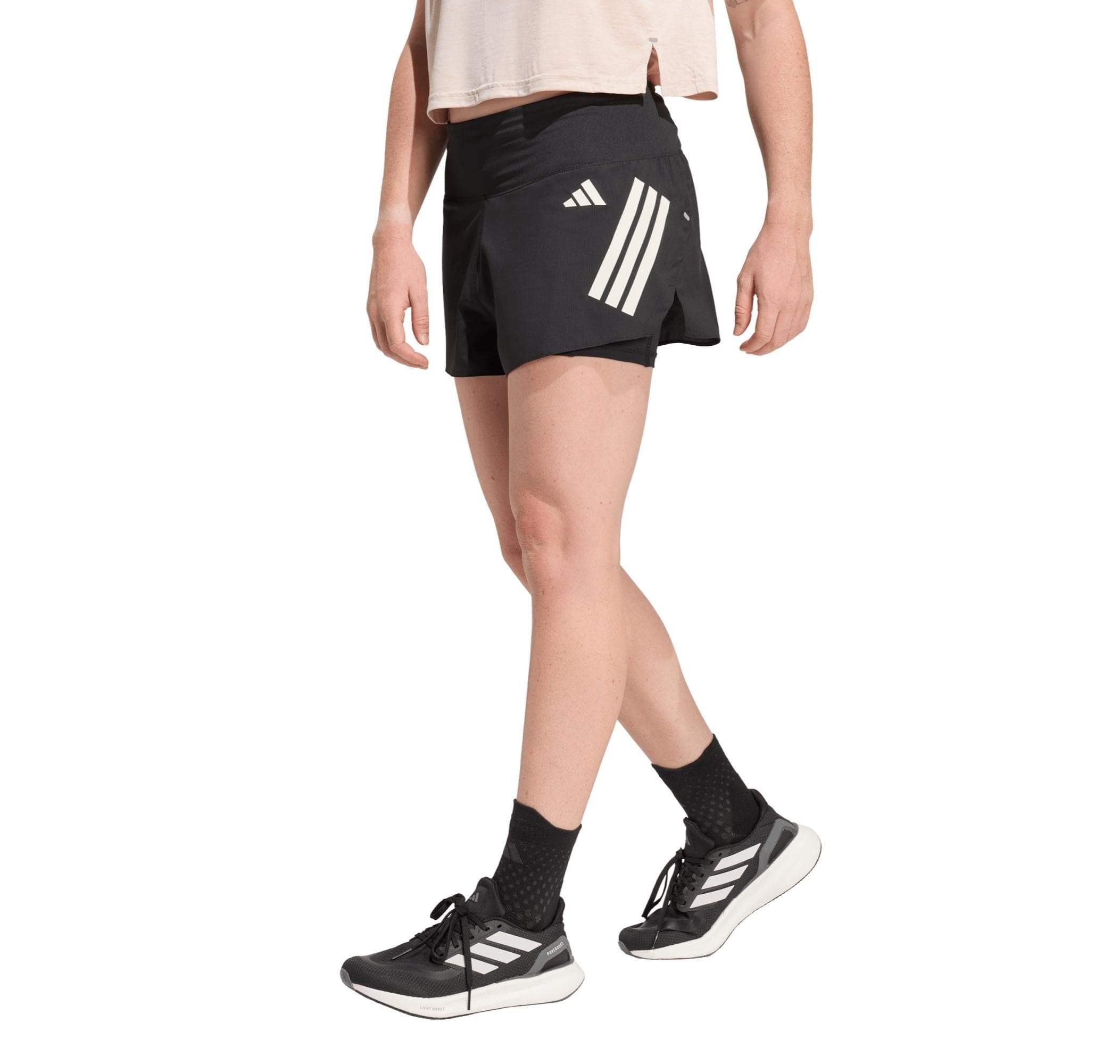 adidas adidas Adı365 2I1 W Kadın Şort Ve Kapri Siyah