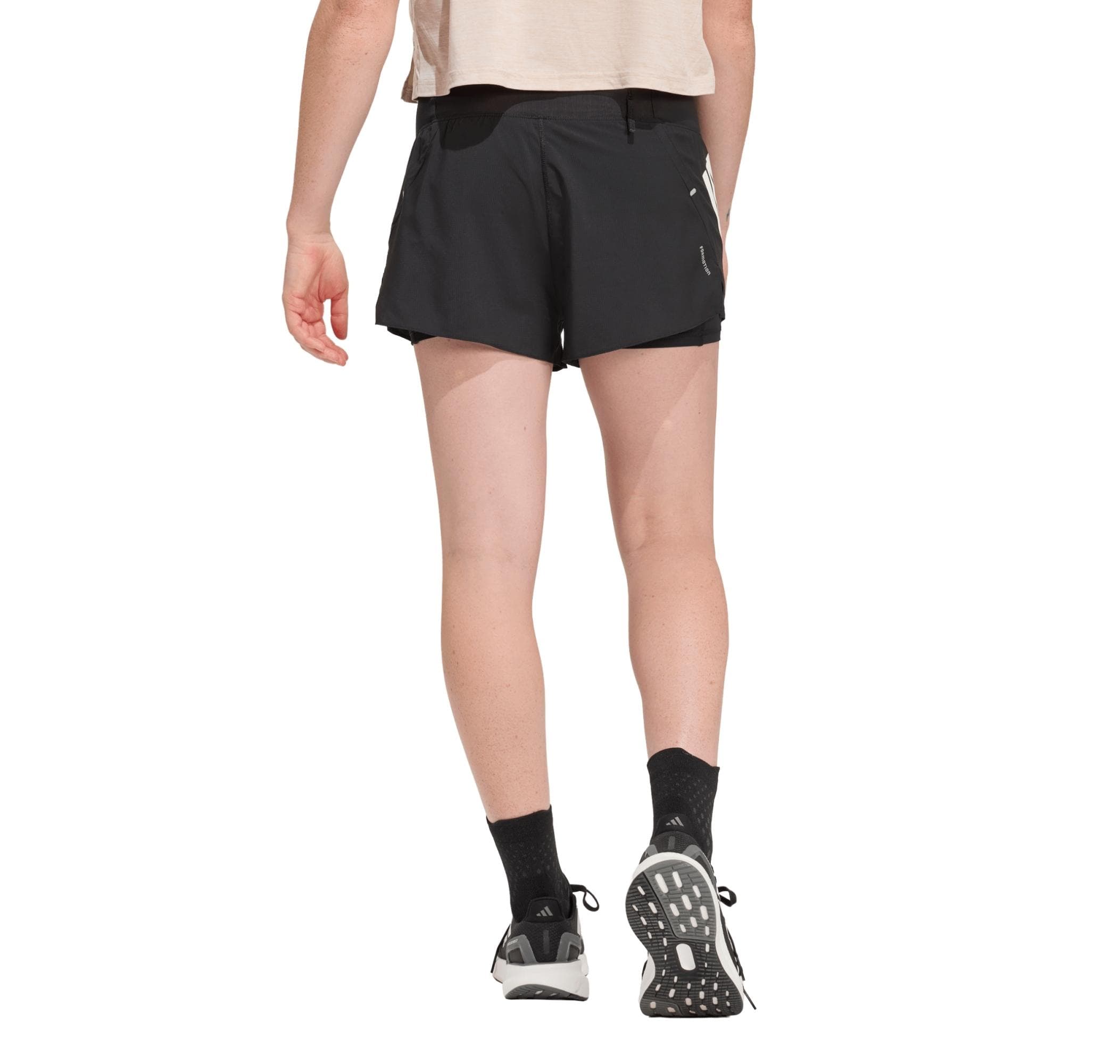 adidas adidas Adı365 2I1 W Kadın Şort Ve Kapri Siyah - 3