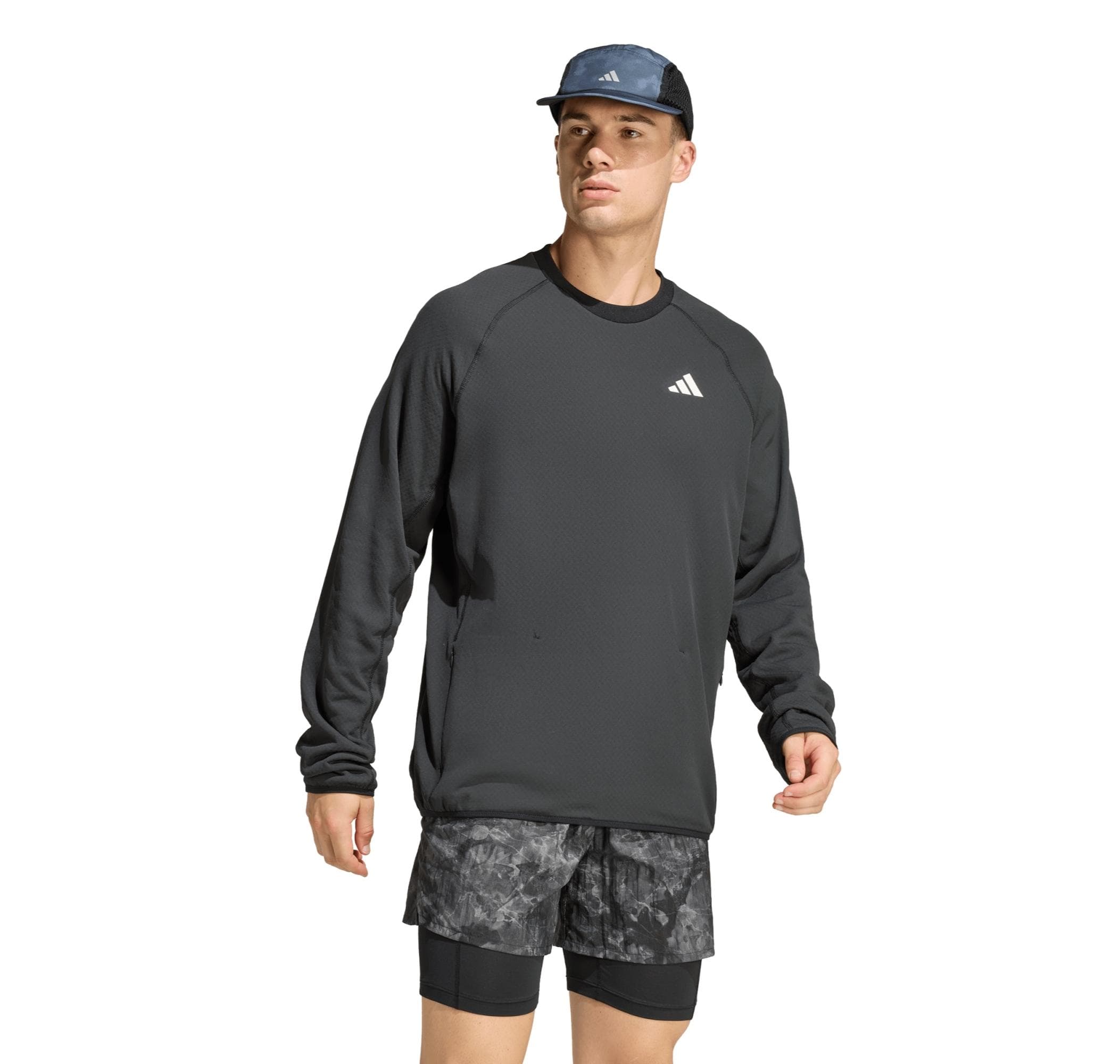 adidas adidas Adi365 Ap Cre M Erkek Sweatshirt Siyah - 2