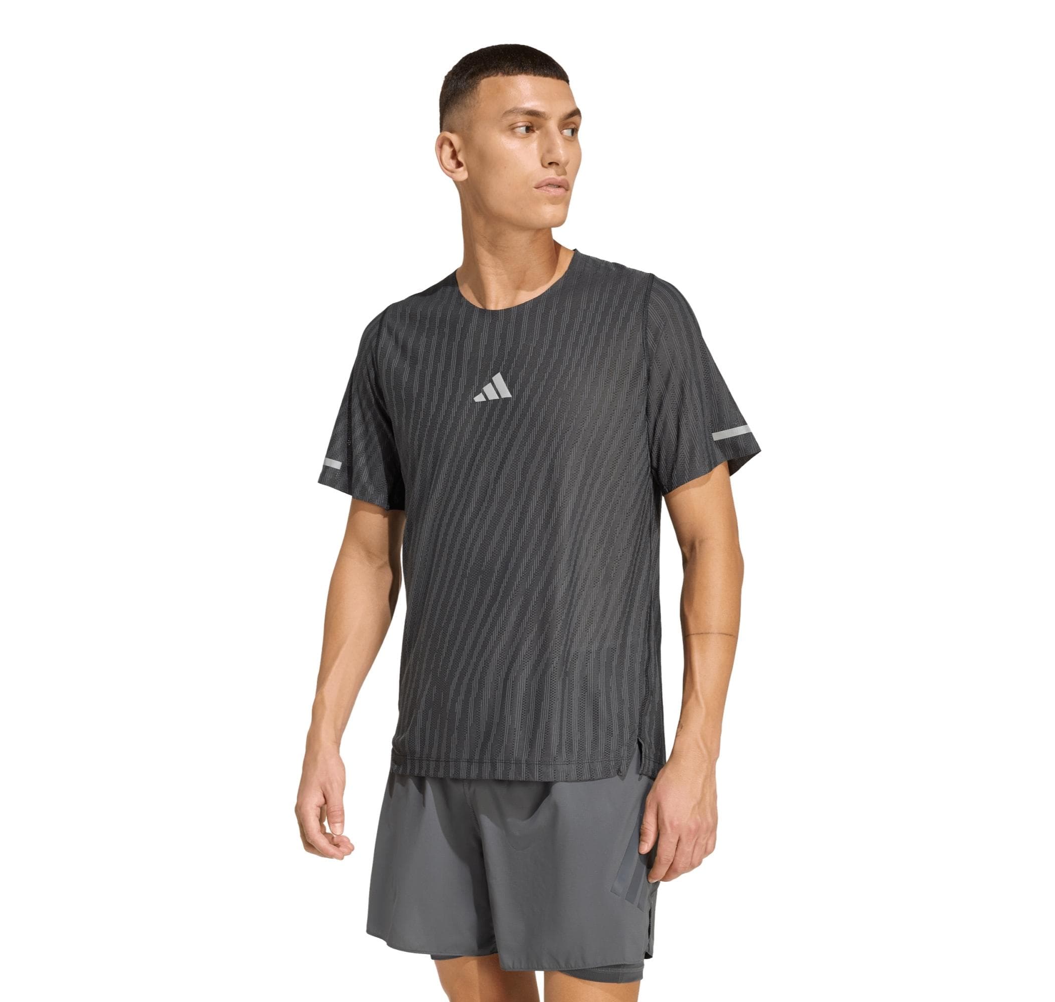adidas adidas Adi365 Co Tee M Erkek T-Shirt Gri