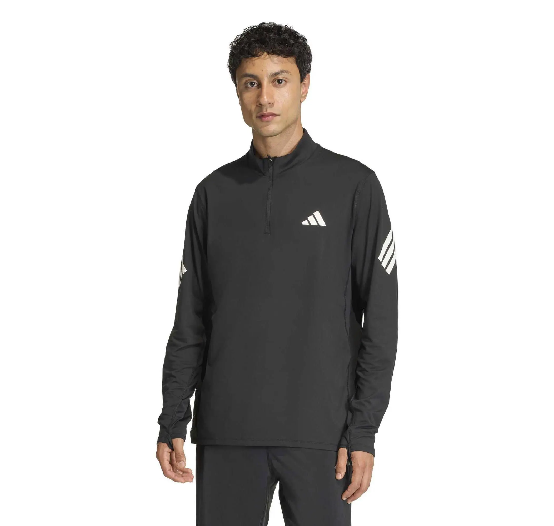 adidas adidas Adı365 Zıp M Erkek Sweatshirt Siyah