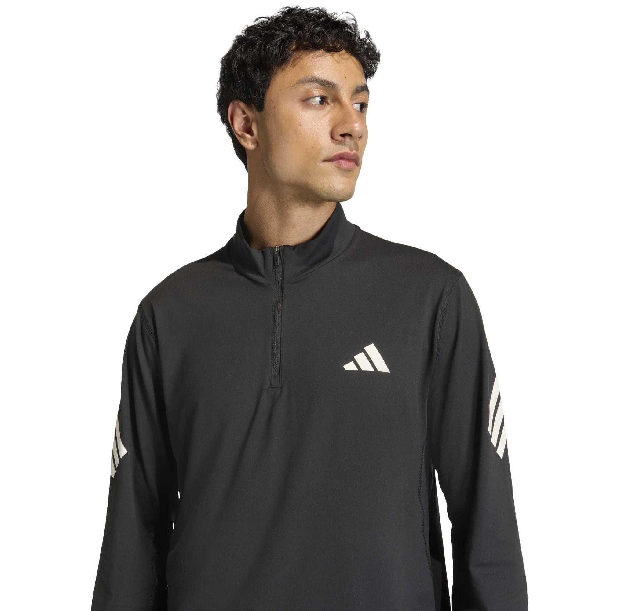 adidas adidas Adı365 Zıp M Erkek Sweatshirt Siyah - 4
