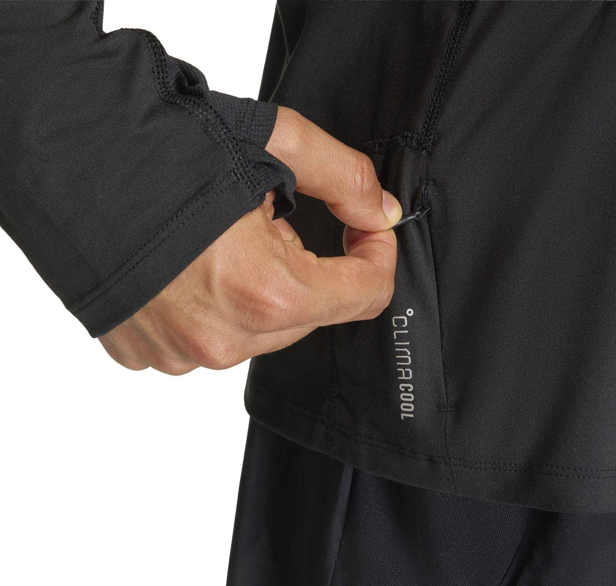 adidas adidas Adı365 Zıp M Erkek Sweatshirt Siyah - 5