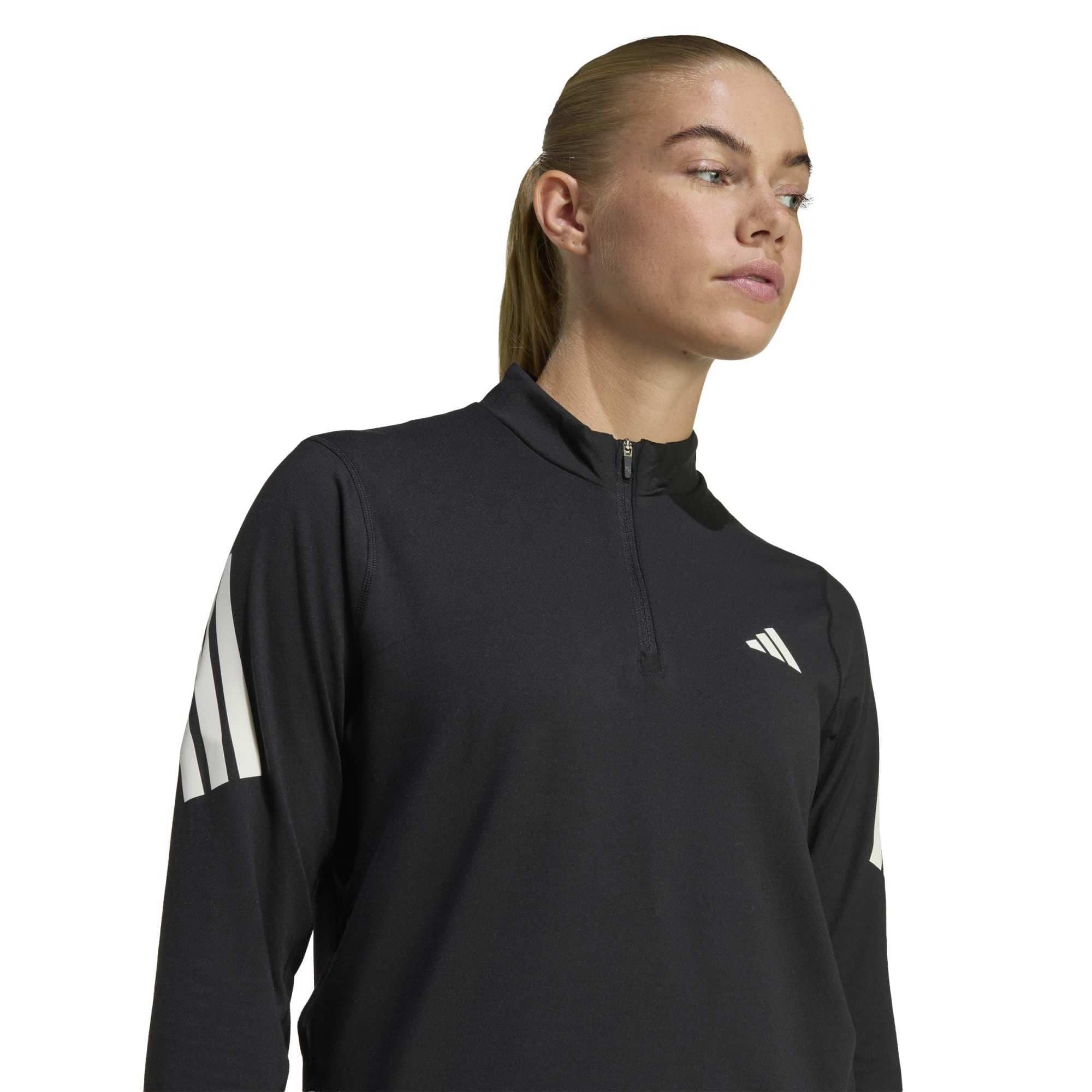 adidas adidas Adı365 Zıp W Kadın Sweatshirt Siyah - 4