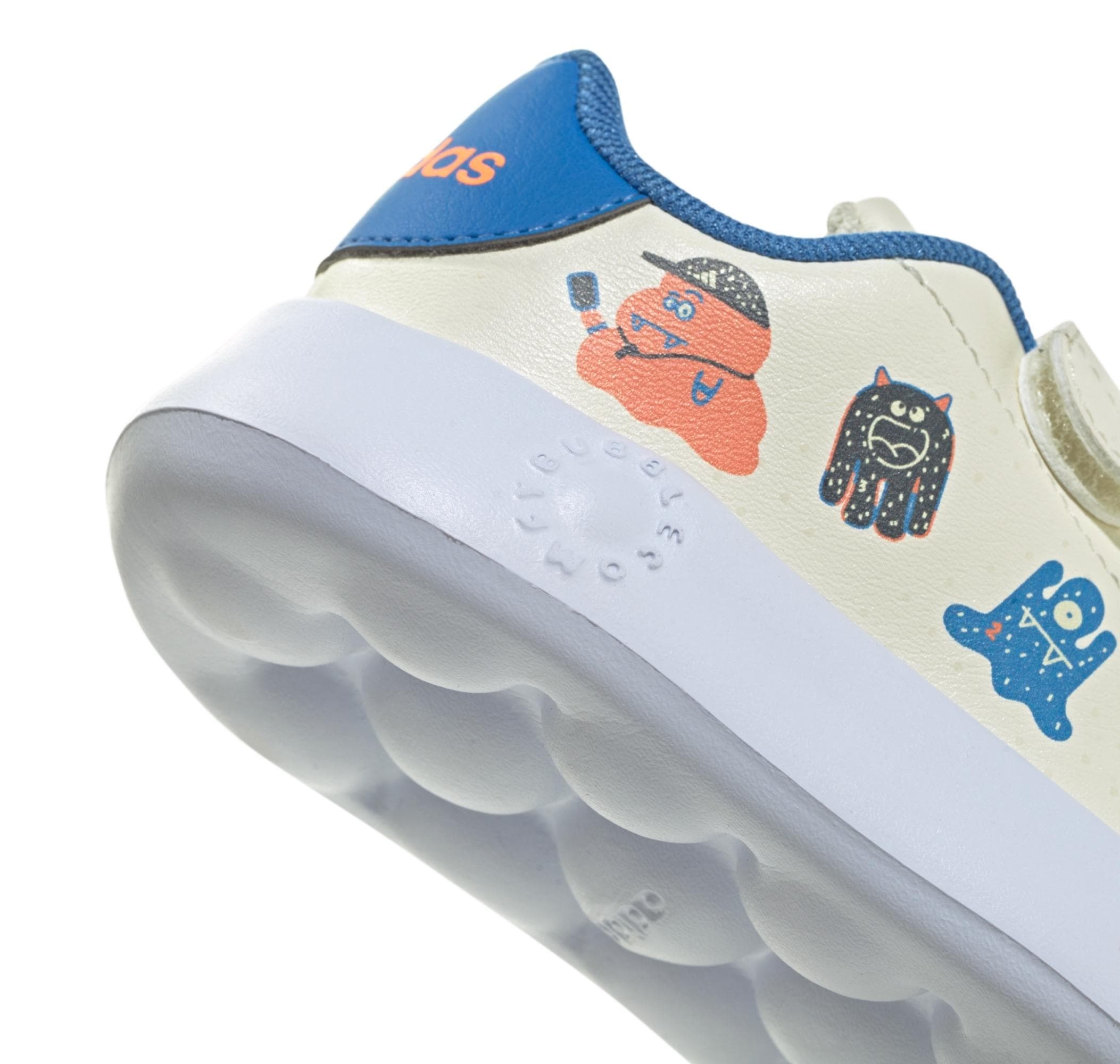 adidas adidas Advantage Cf I Bebek Spor Ayakkabı Beyaz - 5
