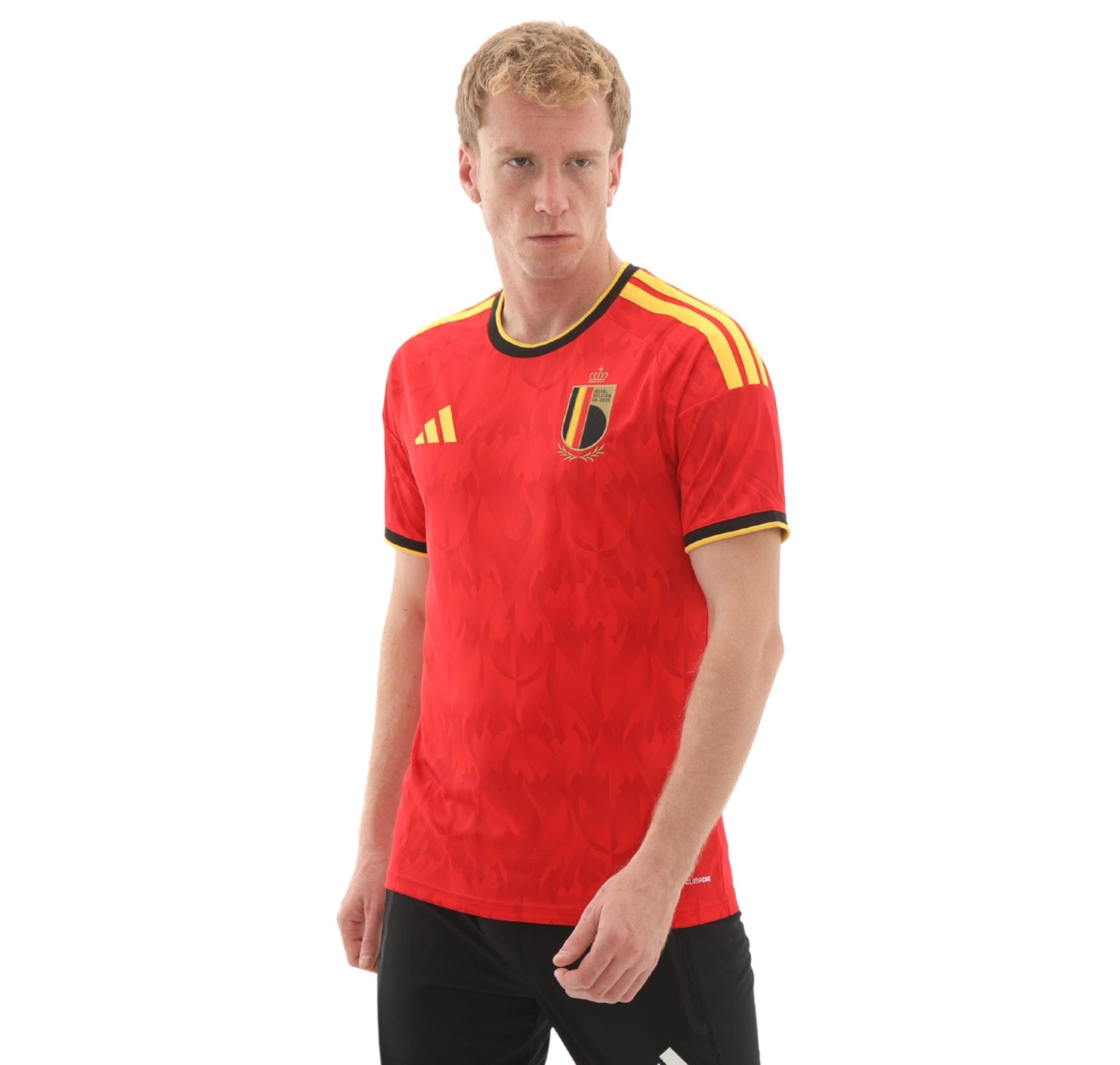 adidas adidas Belçika 26 İç Saha Rbfa Erkek Forması Kırmızı - 3