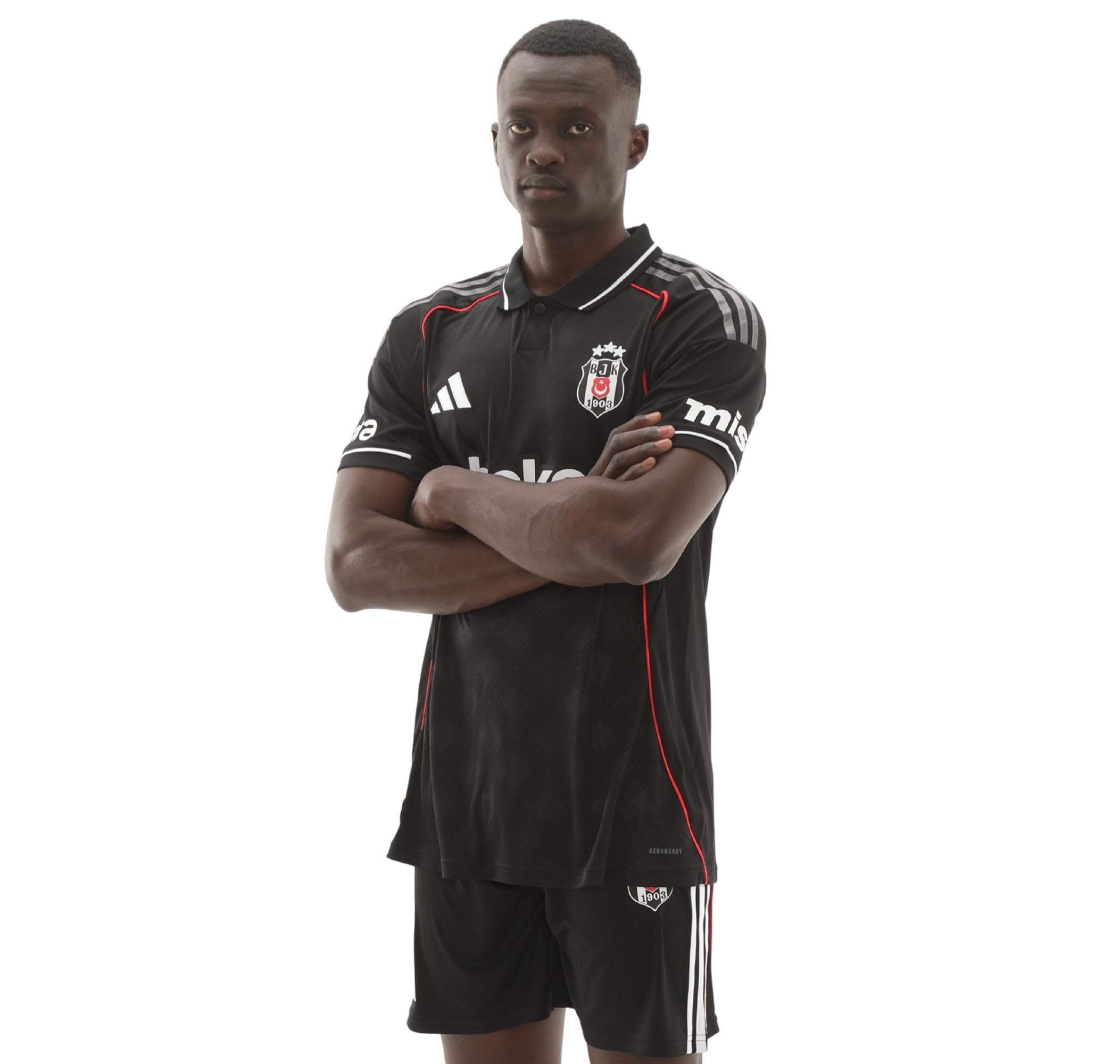 Beşiktaş adidas Bjk Beşiktaş Jk 25-26 Üçüncü Erkek Forması Siyah - 2