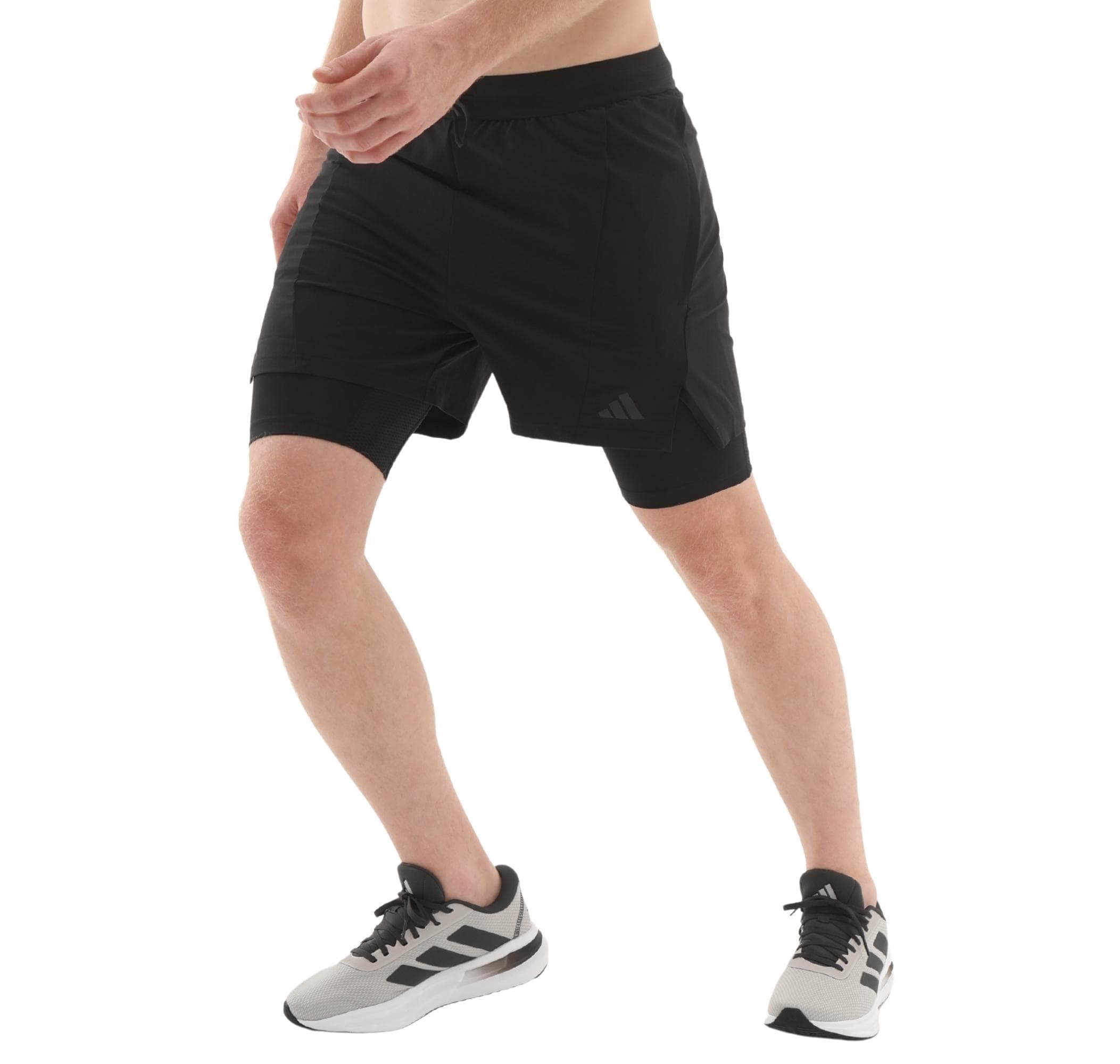 adidas adidas D4T 2In1 Shorts Erkek Şort Ve Kapri Siyah - 2