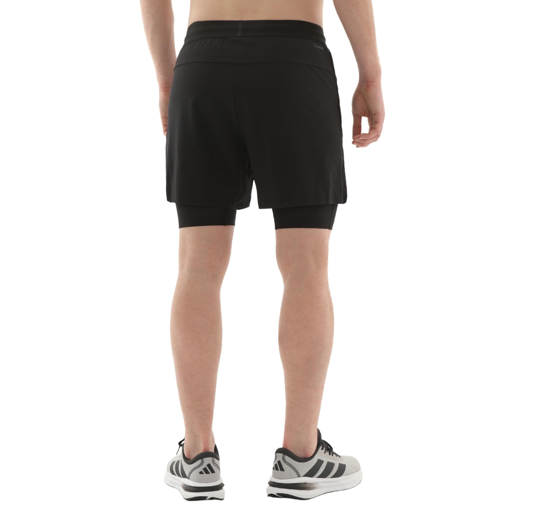 adidas adidas D4T 2In1 Shorts Erkek Şort Ve Kapri Siyah - 5