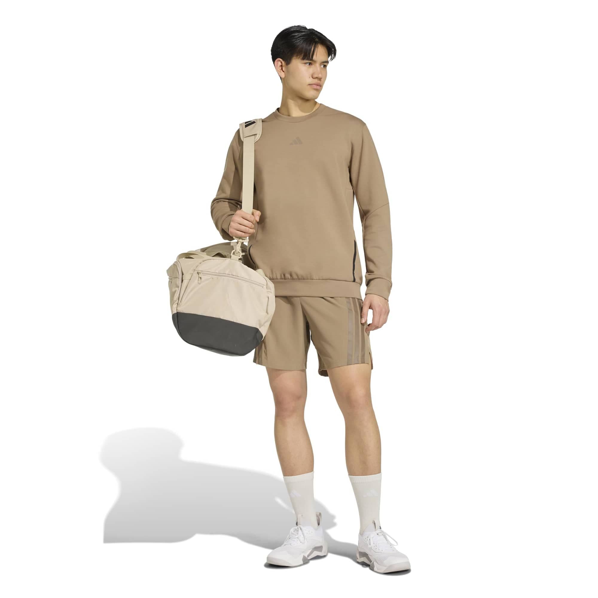 adidas adidas D4T Crew Sweats Erkek Sweatshirt Haki - 6