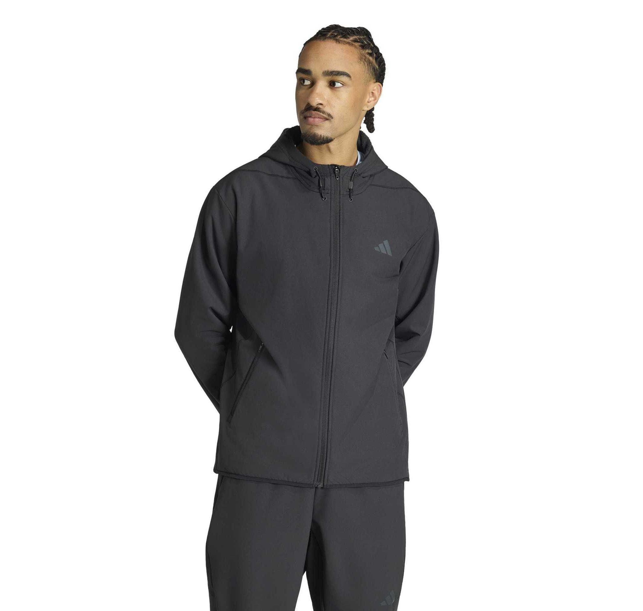 adidas adidas D4T Cw Full-Zıp Erkek Ceket Siyah