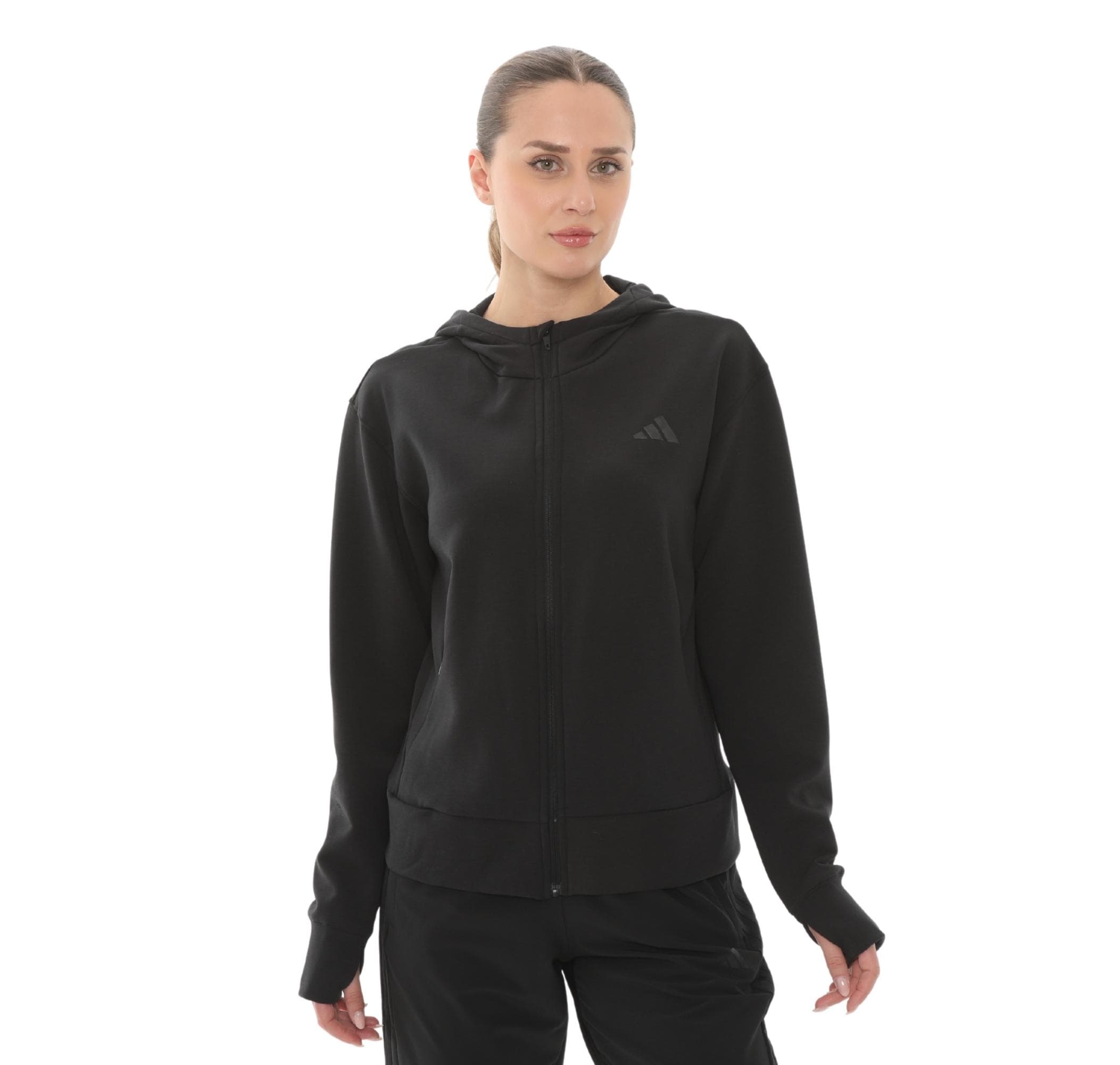 adidas adidas D4T Fz Hoodıe Kadın Ceket Siyah