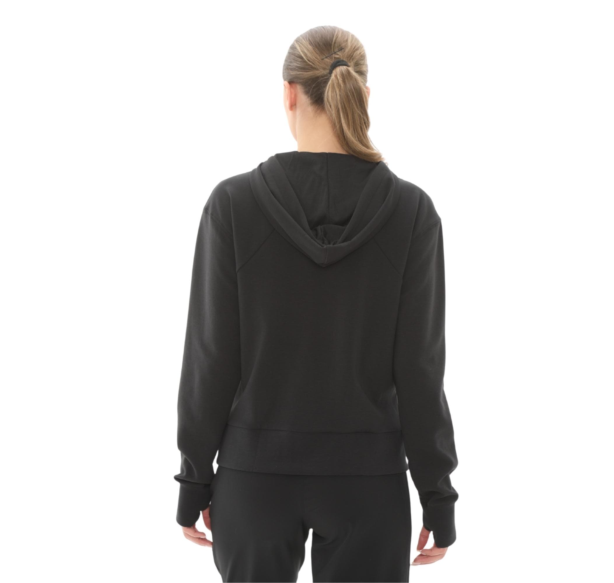 adidas adidas D4T Fz Hoodıe Kadın Ceket Siyah - 4