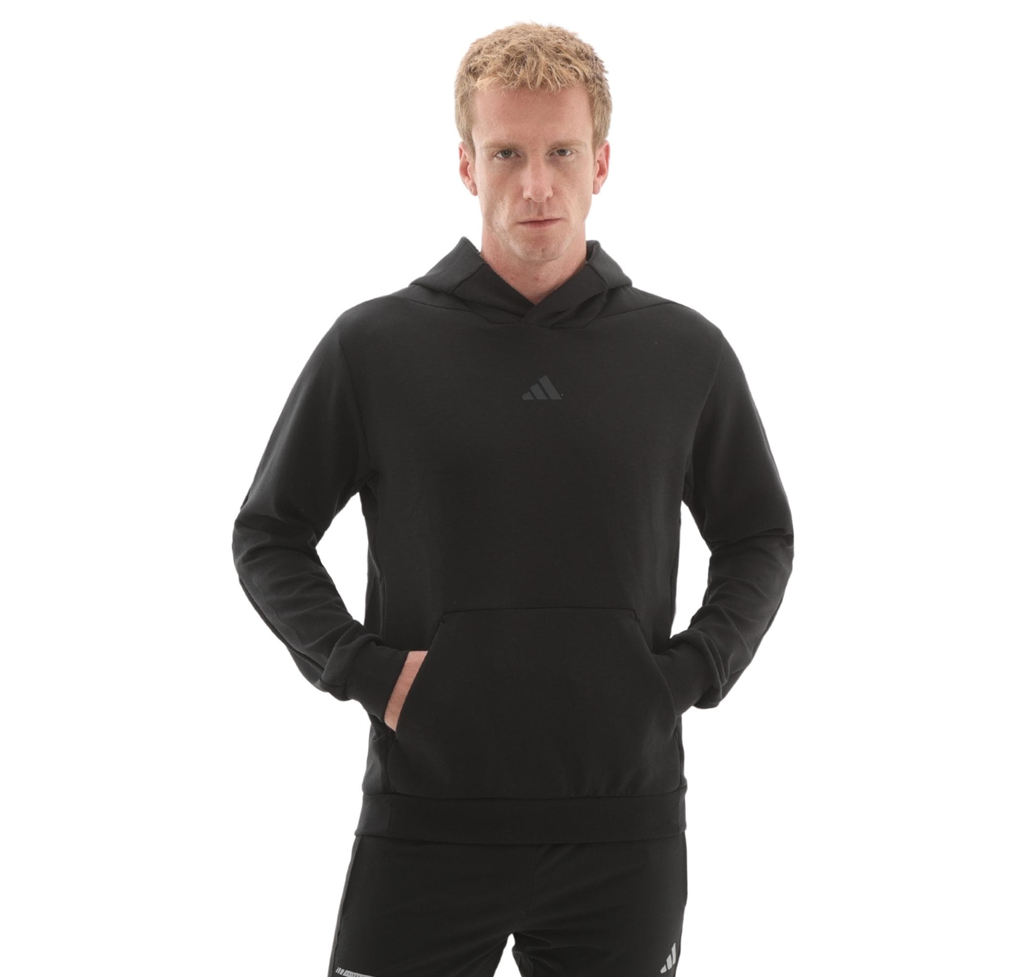 adidas adidas D4T Hoodıe Erkek Sweatshirt Siyah