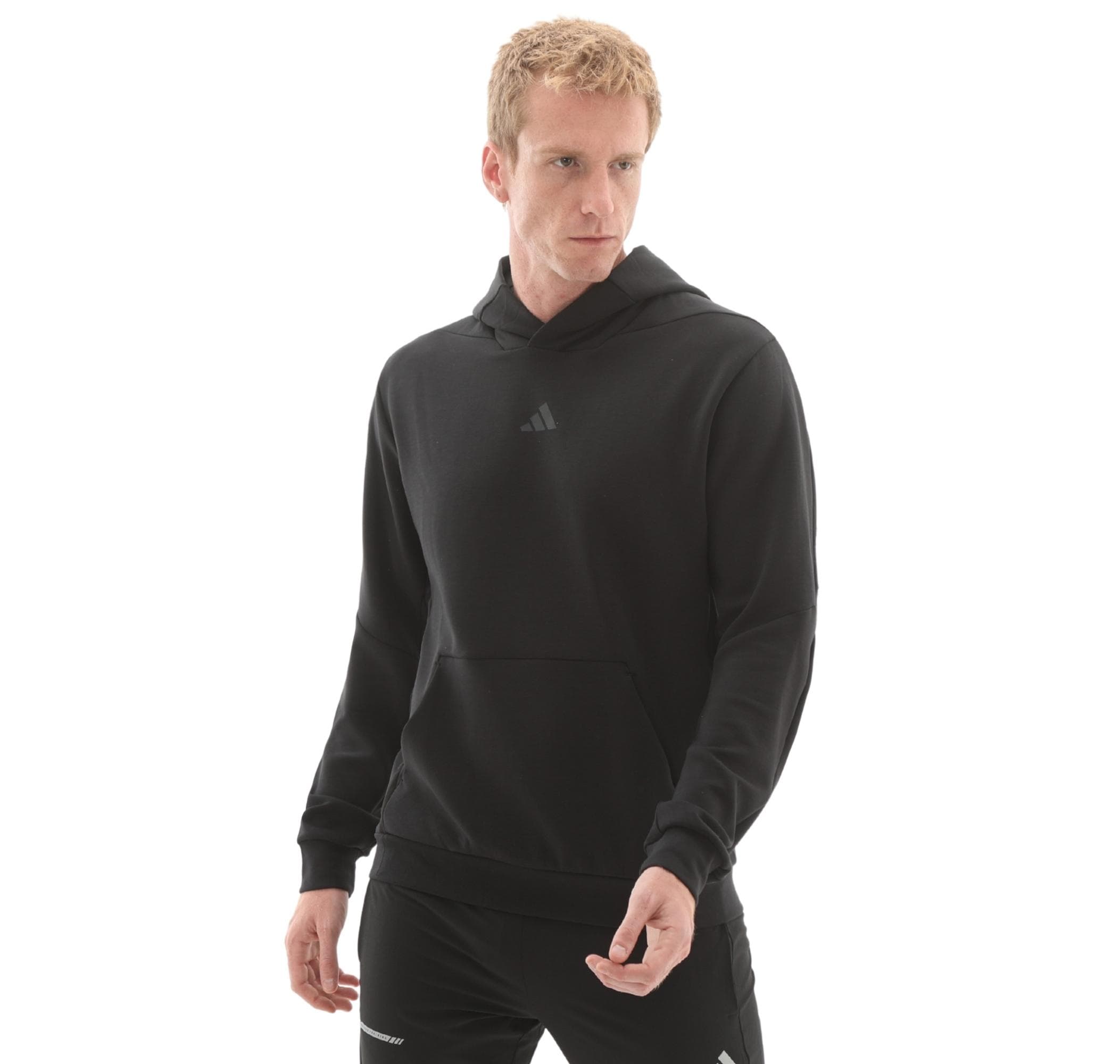 adidas adidas D4T Hoodıe Erkek Sweatshirt Siyah - 2