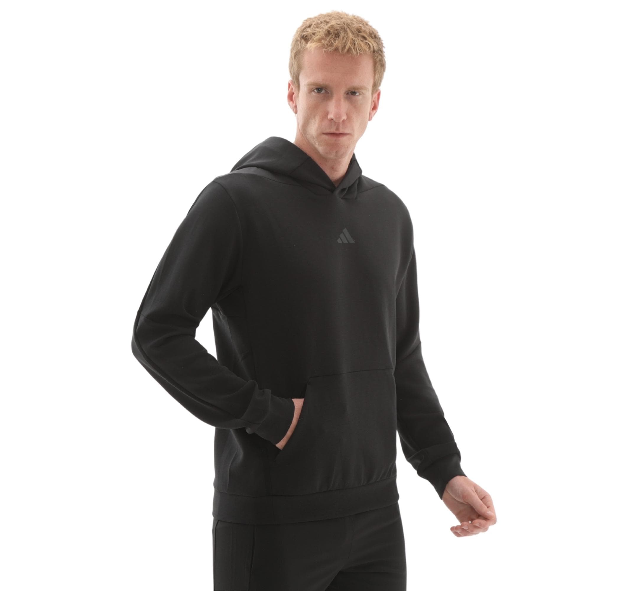 adidas adidas D4T Hoodıe Erkek Sweatshirt Siyah - 3