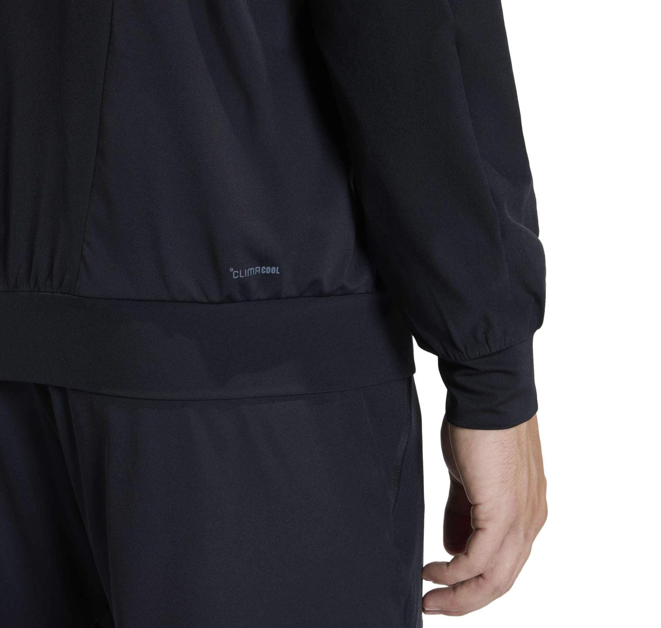 adidas adidas D4T Hybrıd Fz H Erkek Sweatshirt Siyah - 6