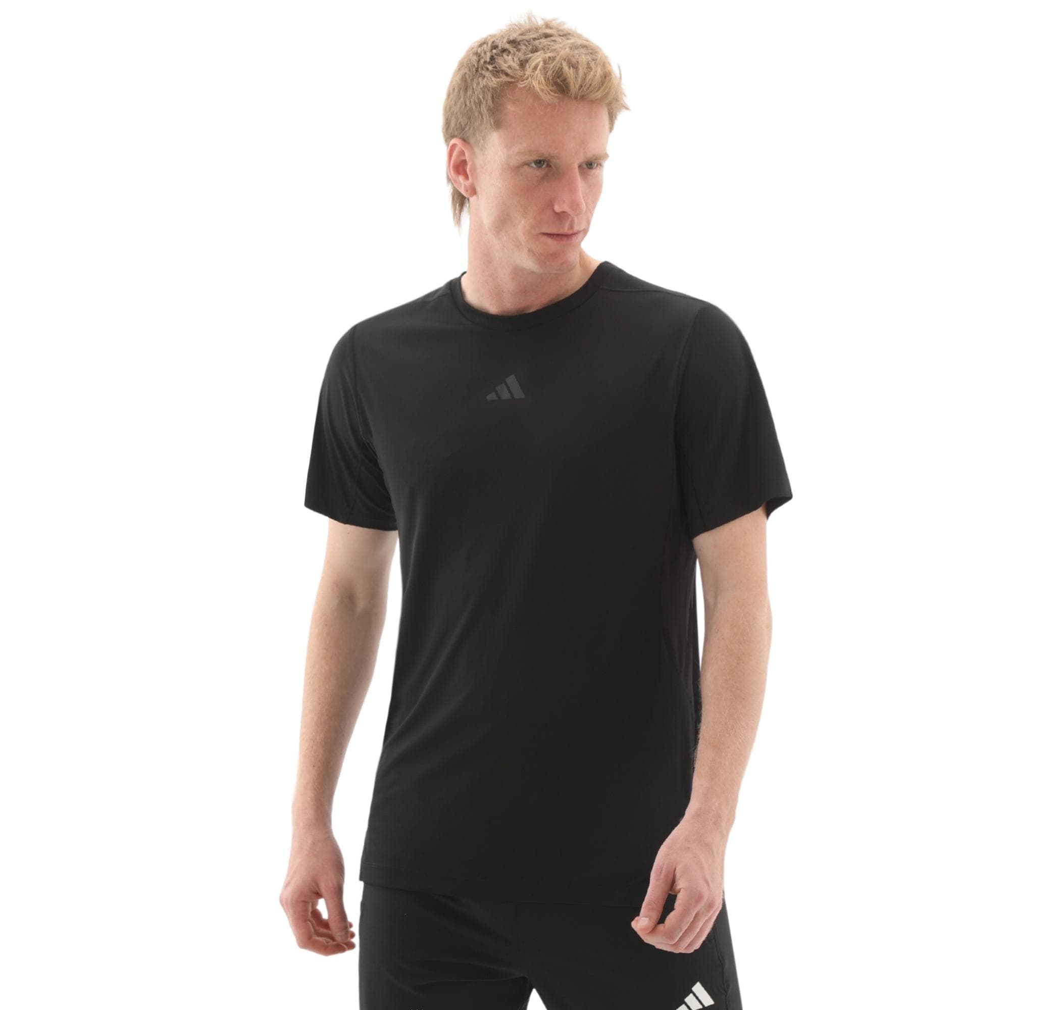 adidas adidas D4T Primelift T Erkek T-Shirt Siyah - 2