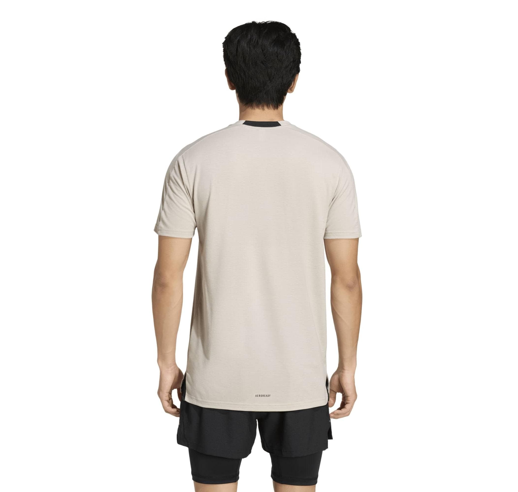 adidas adidas D4T Tee Erkek T-Shirt Bej - 2