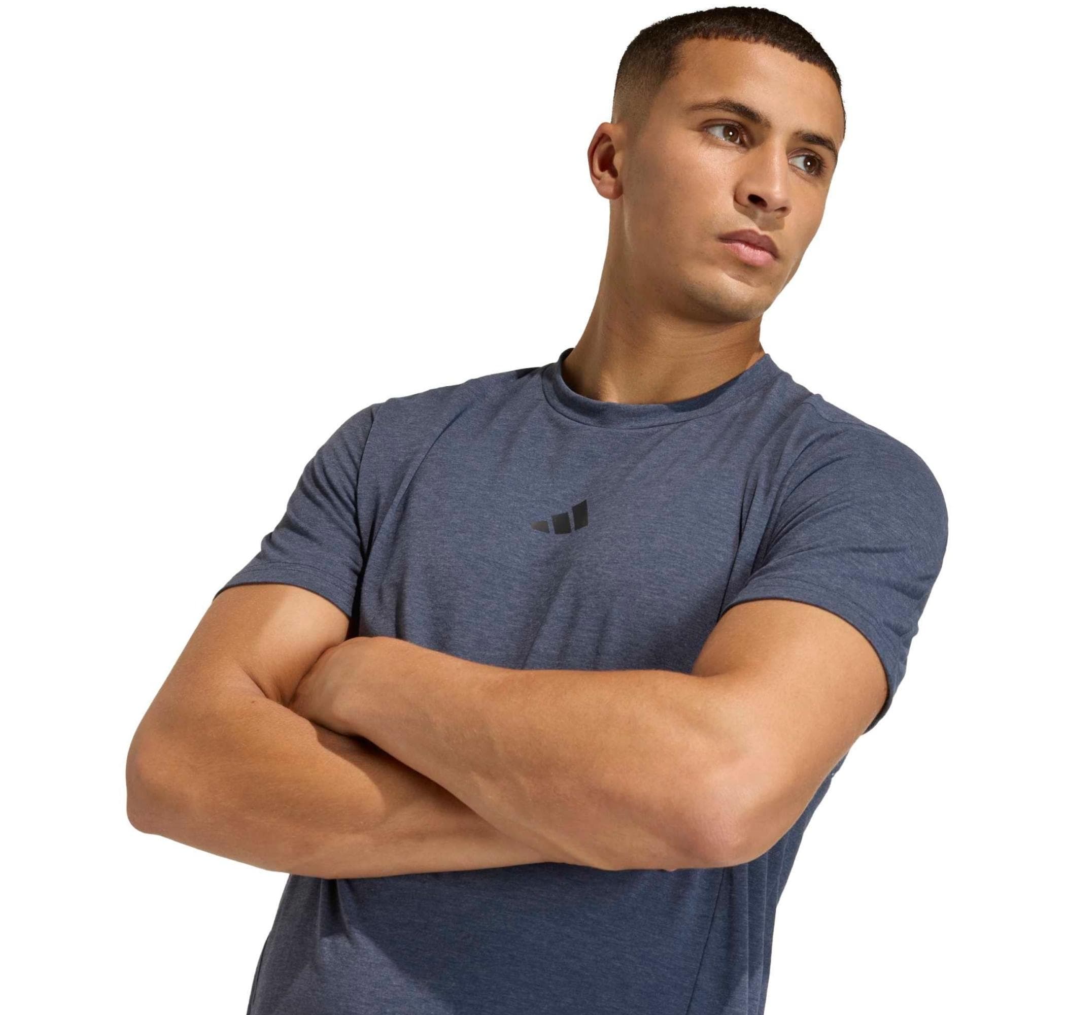adidas adidas D4T Tee Erkek T-Shirt İndigo - 3