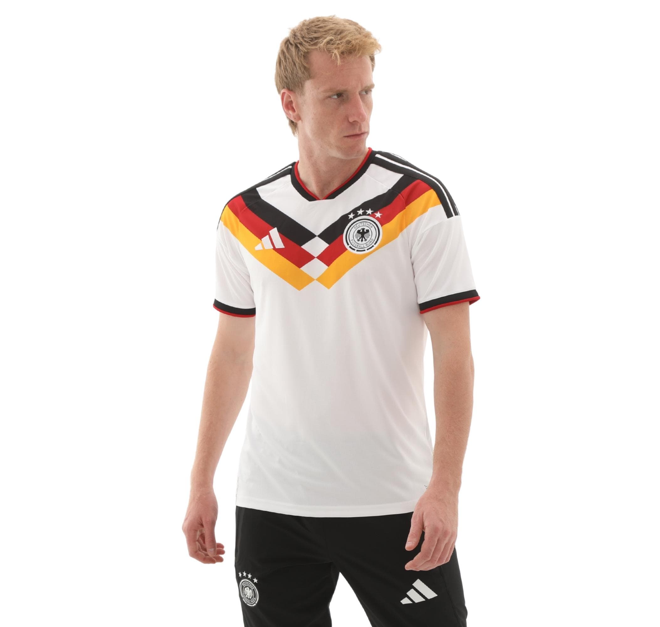 adidas adidas Dfb Almanya 26 İç Saha Erkek Forması Beyaz - 3