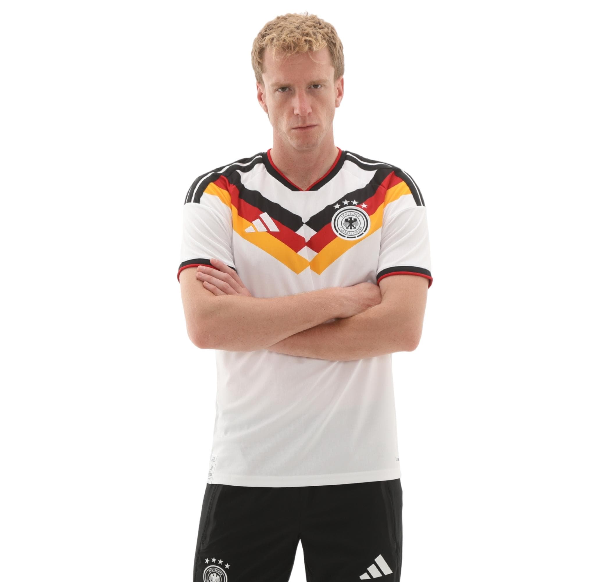 adidas adidas Dfb Almanya 26 İç Saha Erkek Forması Beyaz - 4