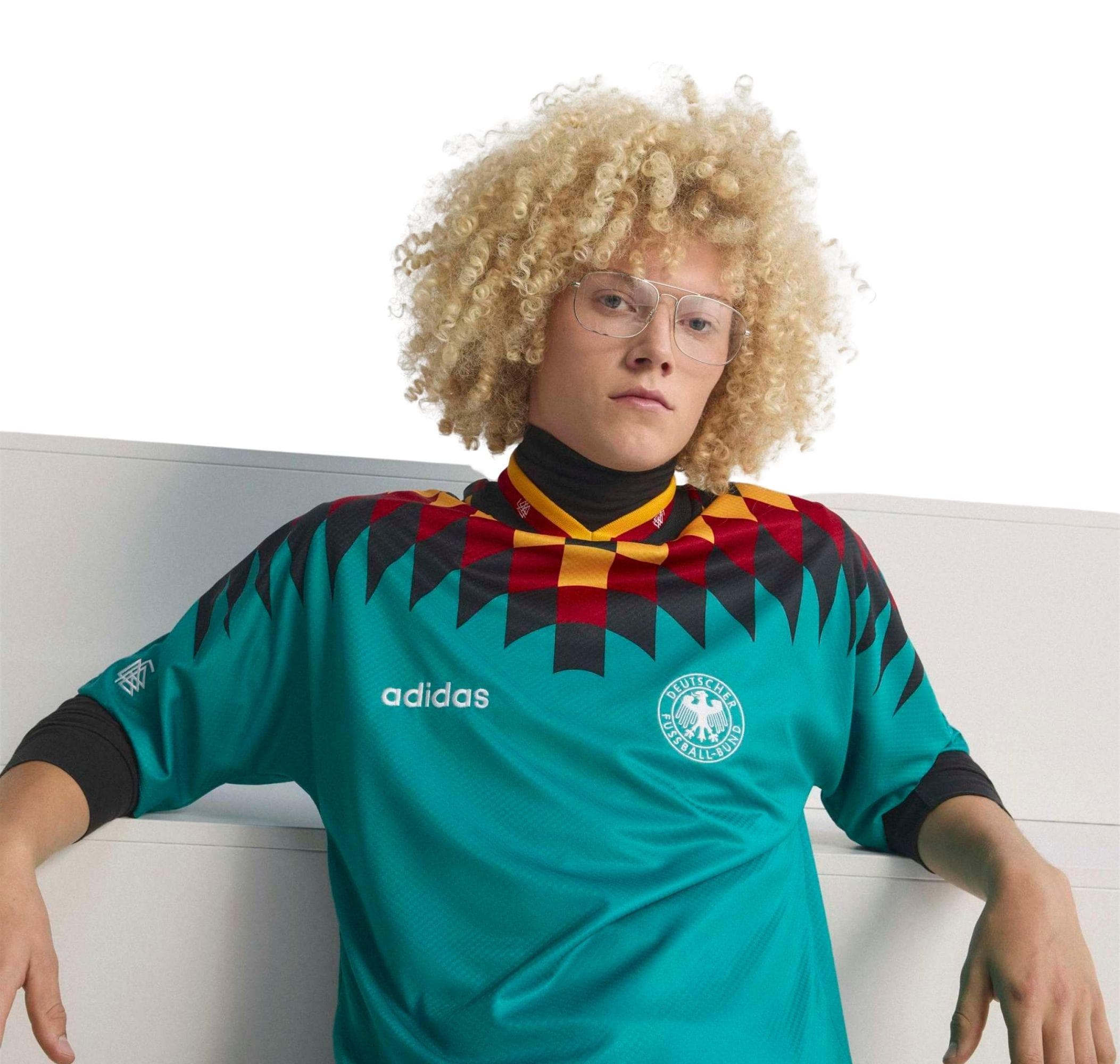 adidas adidas Dfb Almanya Jsy 94 Erkek T-Shirt Yeşil - 3