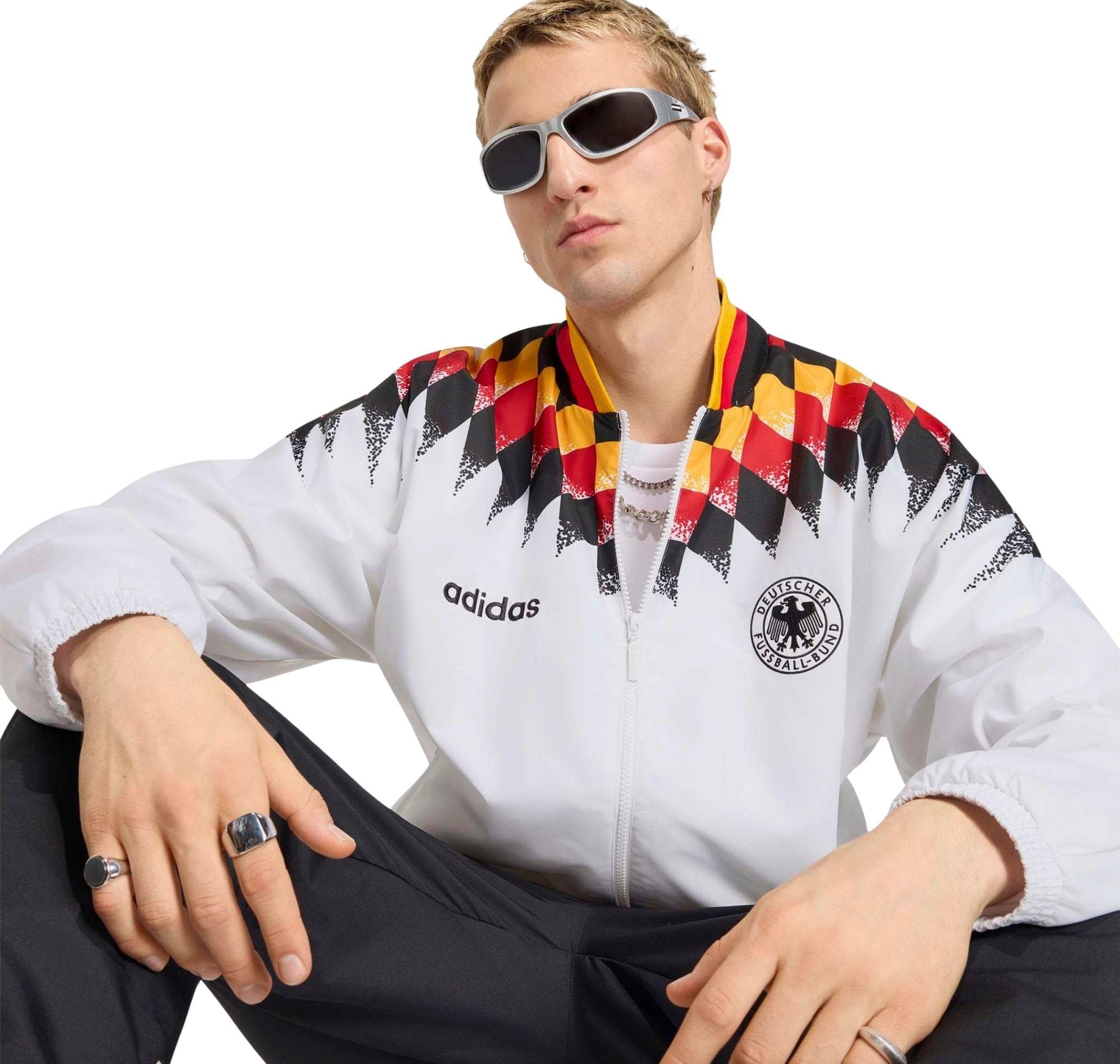 adidas adidas Dfb Almanya Tt 94 Erkek Ceket Beyaz - 3