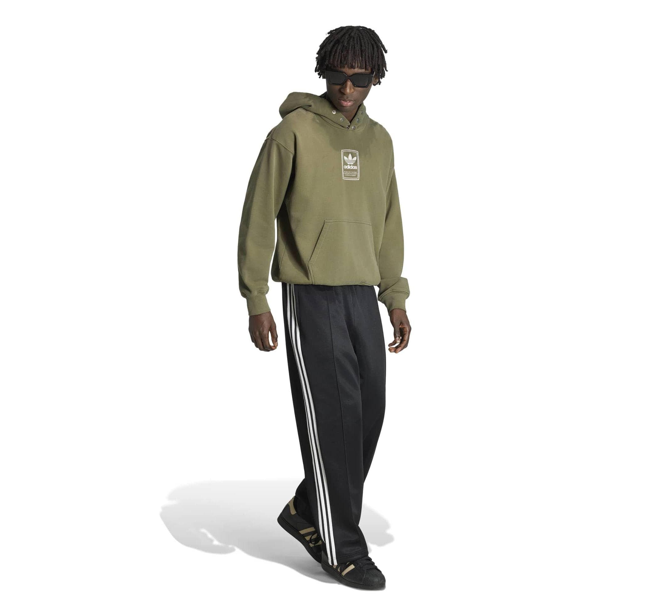 adidas adidas Elevated Gfx Hd Erkek Sweatshirt Haki - 5