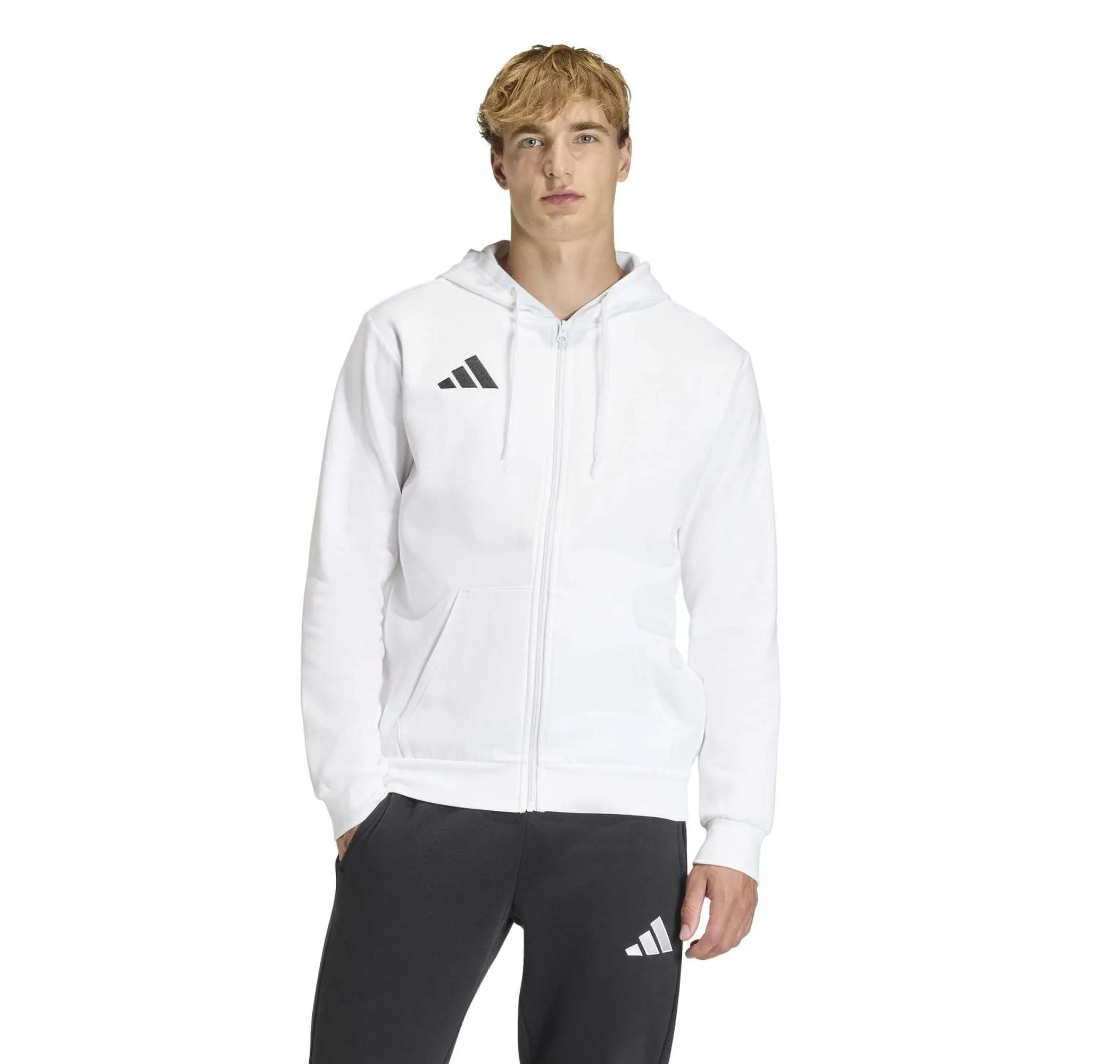 adidas adidas Ent26 Fz Hood Erkek Sweatshirt Beyaz