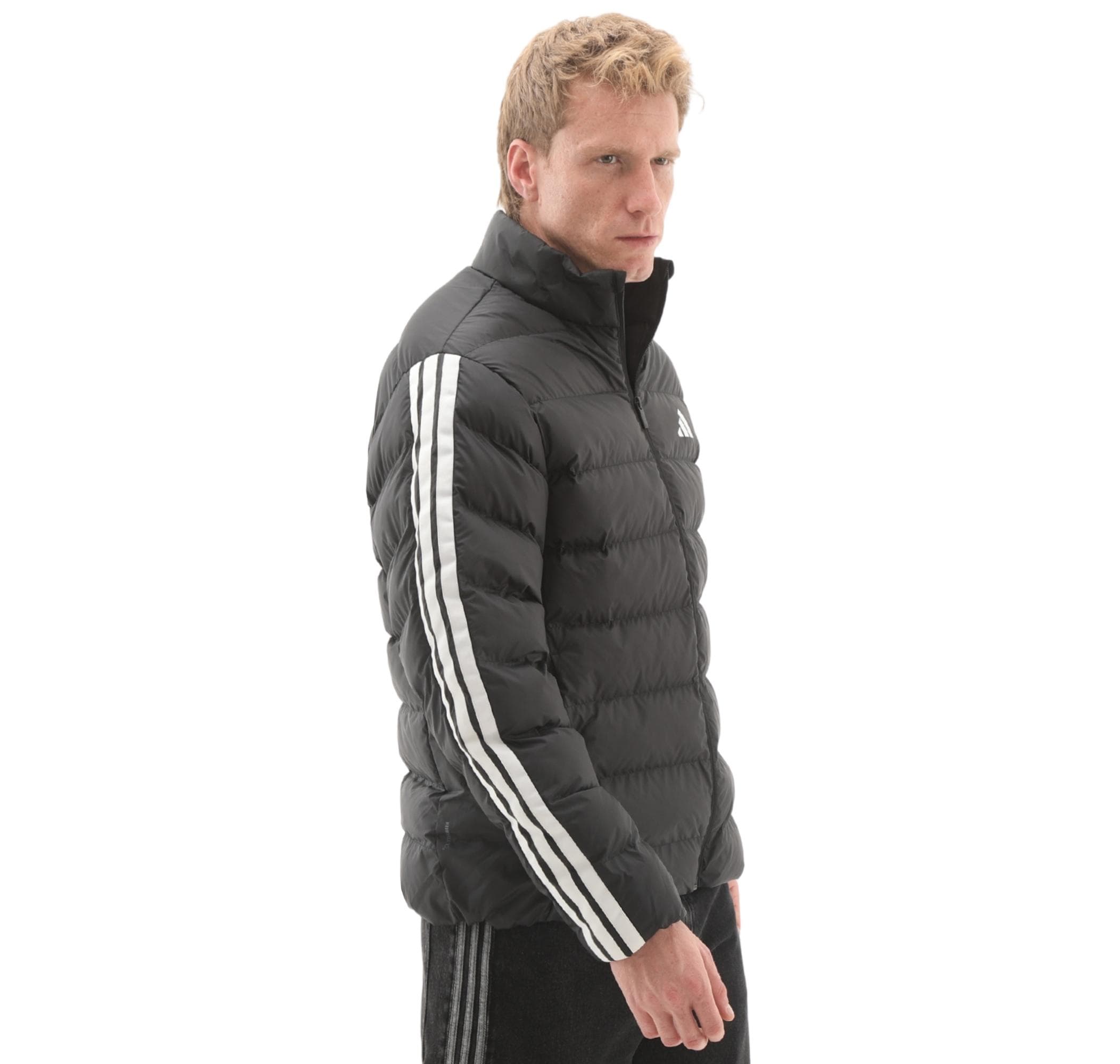 adidas adidas Ess 3S Sd Jkt Erkek Mont Siyah - 4