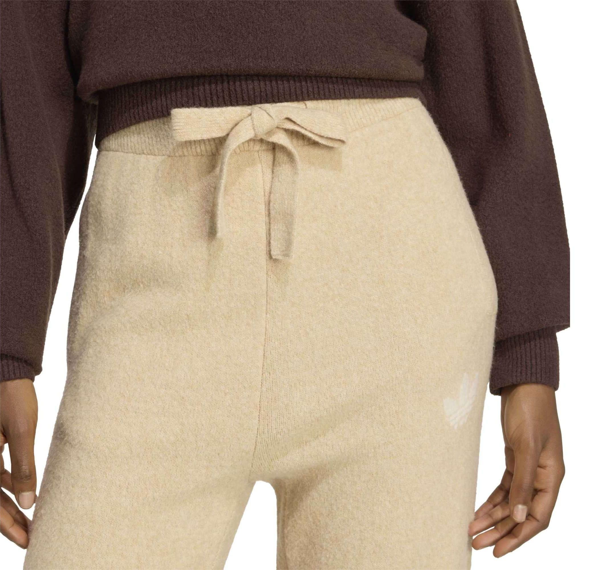 adidas adidas Ess Knıt Pant Kadın Eşofman Altı Bej - 3