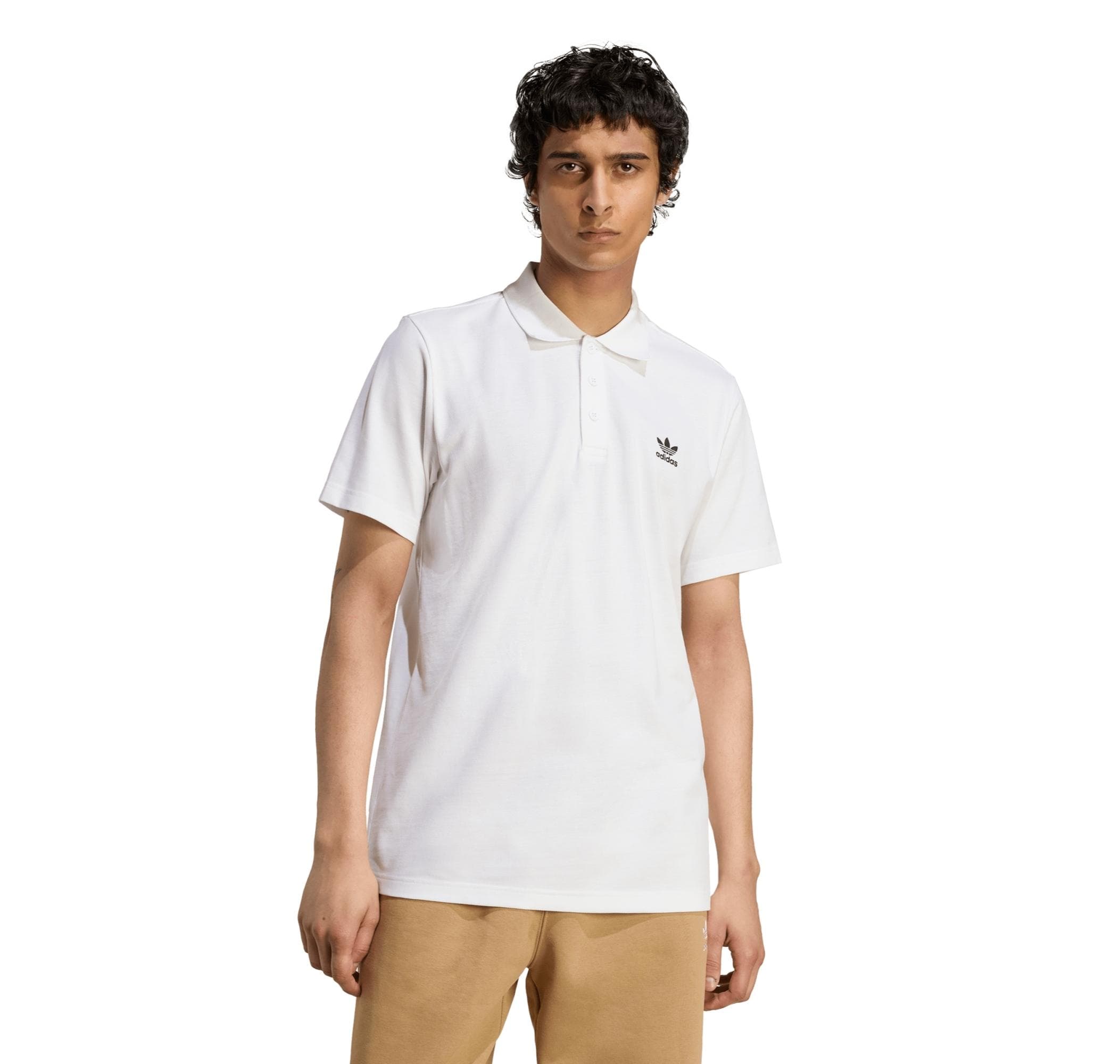 adidas adidas Ess Polo Tee Erkek T-Shirt Beyaz