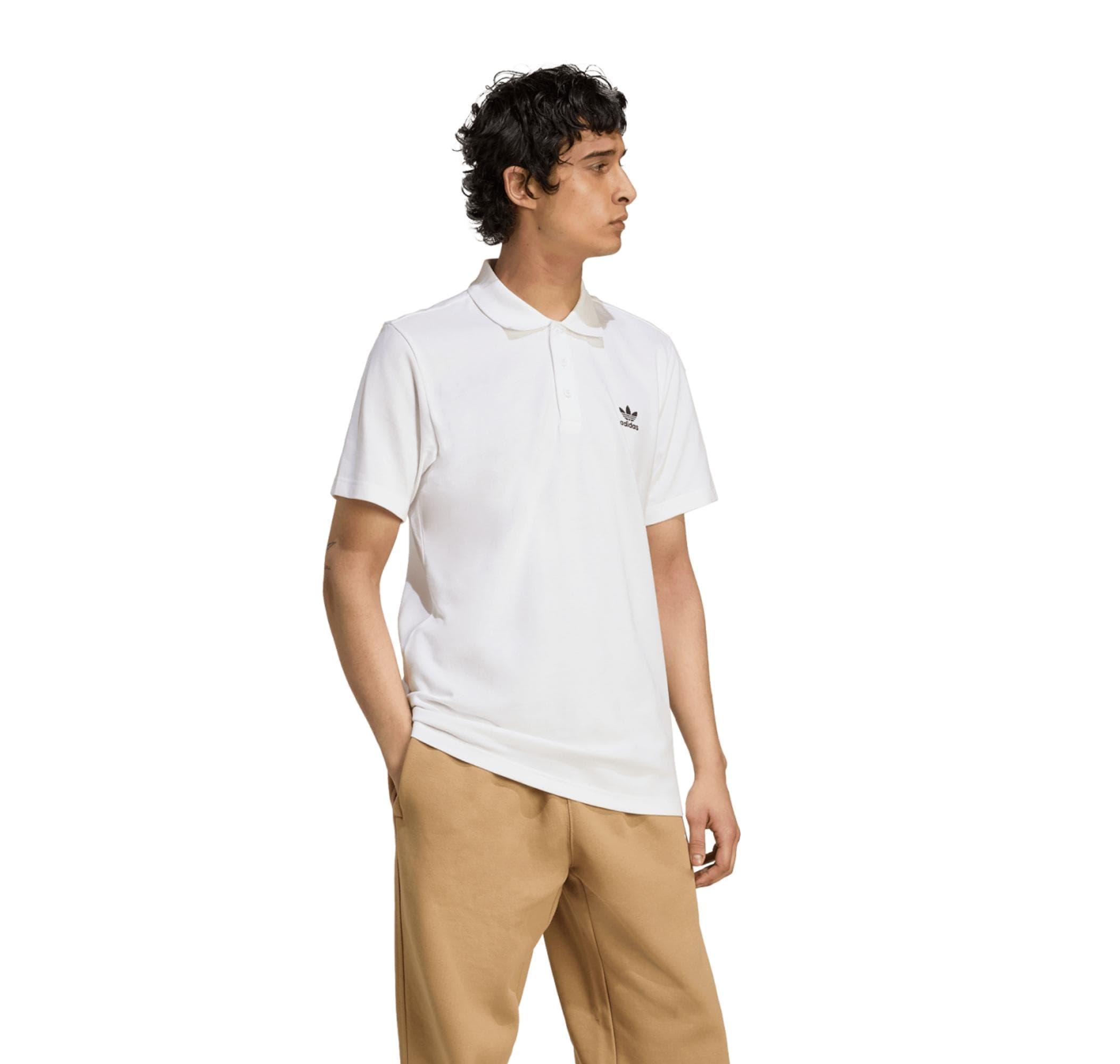 adidas adidas Ess Polo Tee Erkek T-Shirt Beyaz - 2
