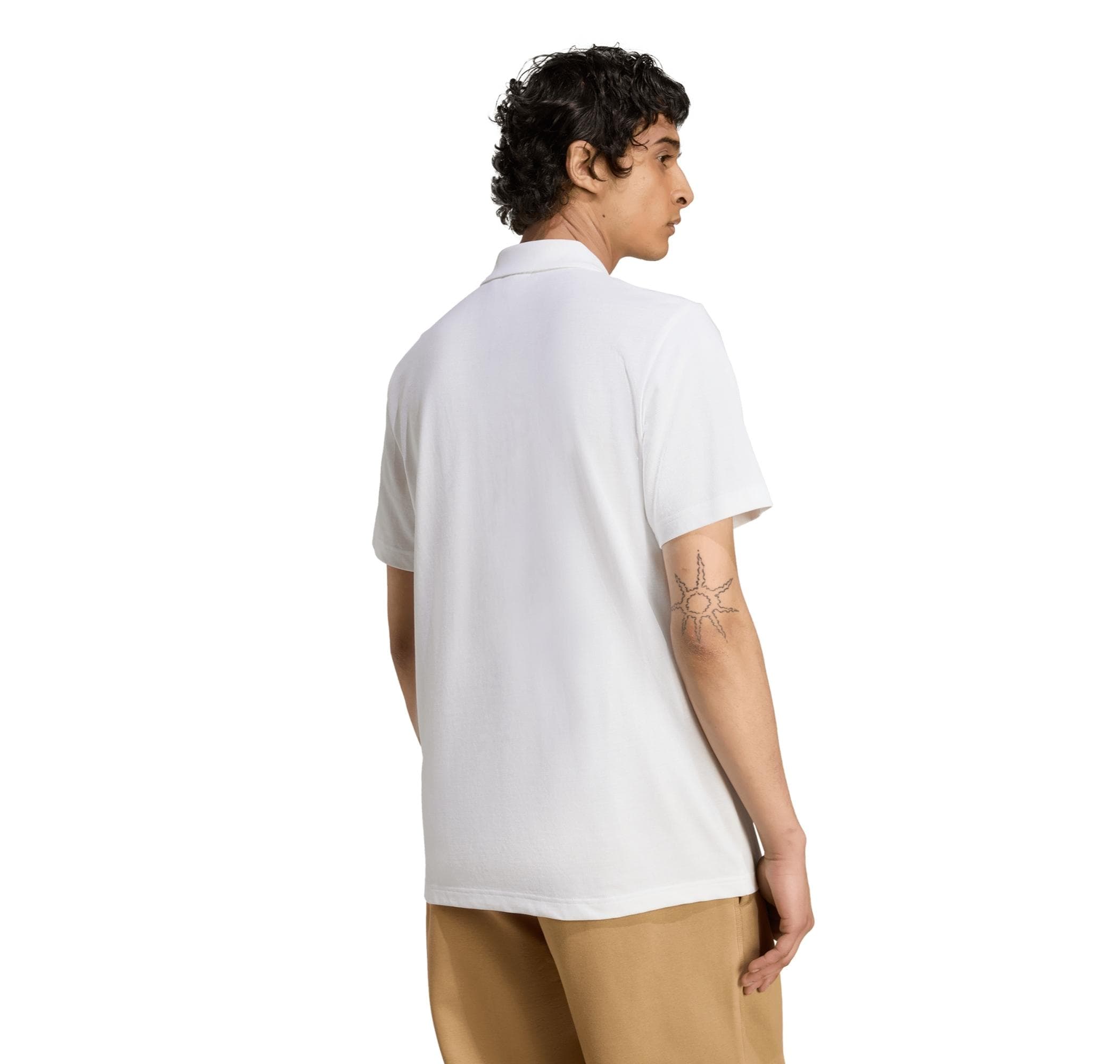 adidas adidas Ess Polo Tee Erkek T-Shirt Beyaz - 3