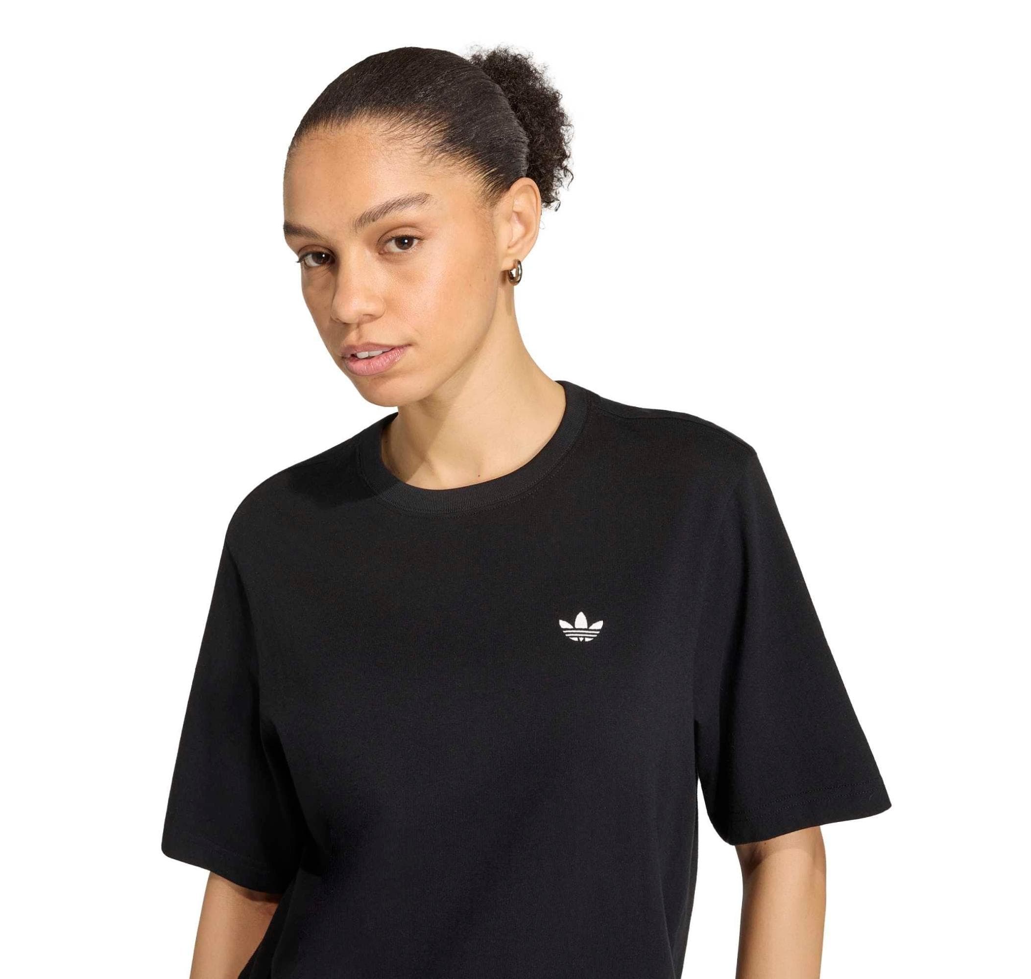 adidas adidas Ess Tee Kadın T-Shirt Siyah - 4