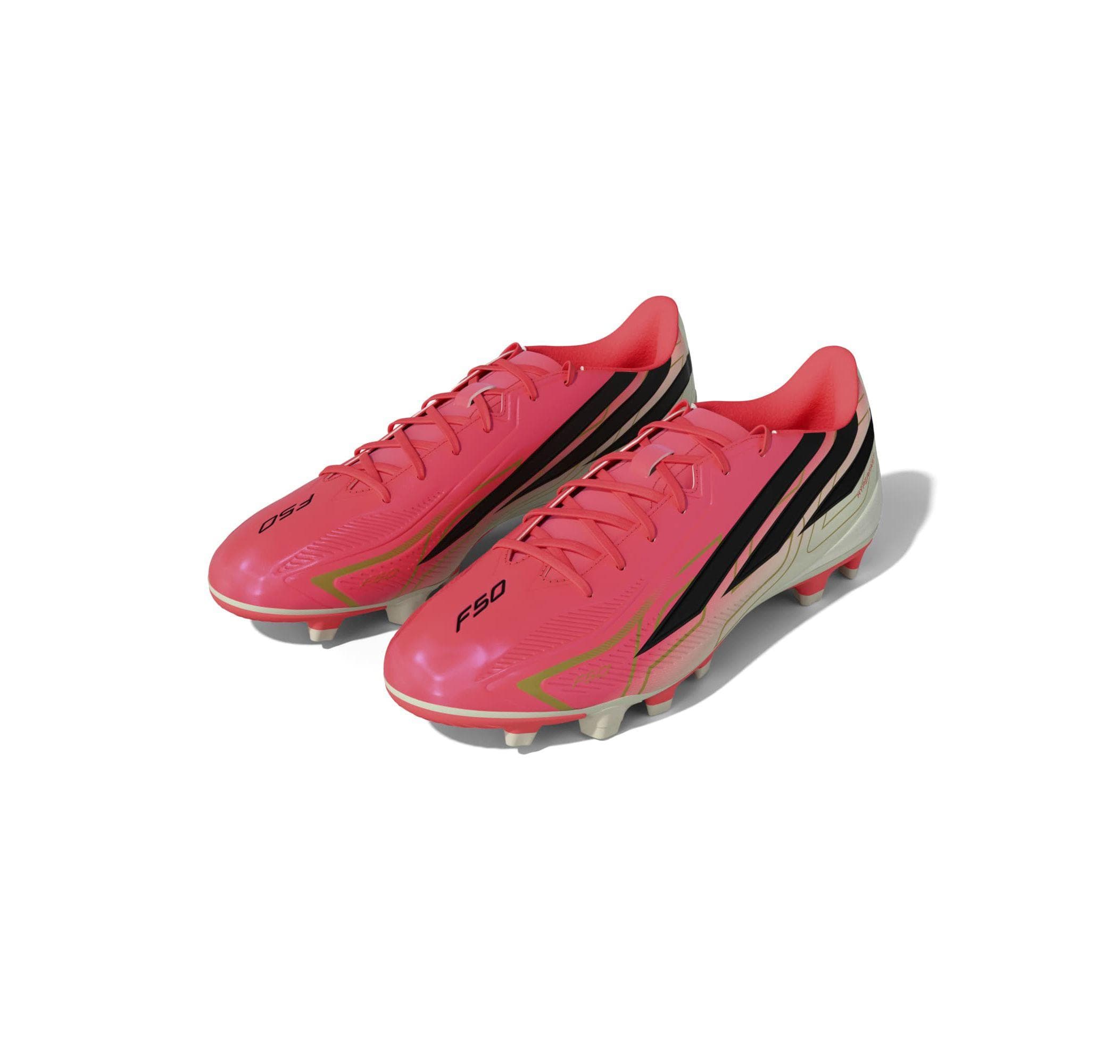 adidas adidas F50 Hyperfast Club Fg-Mg Erkek Spor Ayakkabı Pembe - 2