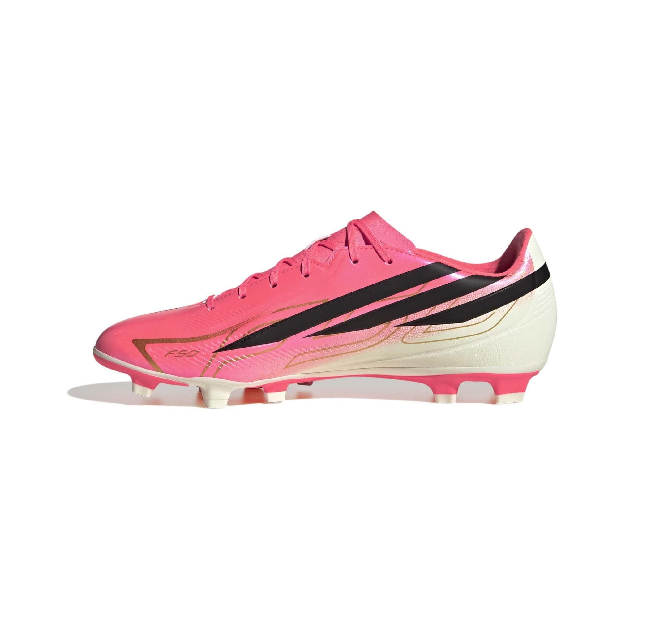 adidas adidas F50 Hyperfast Club Fg-Mg Erkek Spor Ayakkabı Pembe - 5