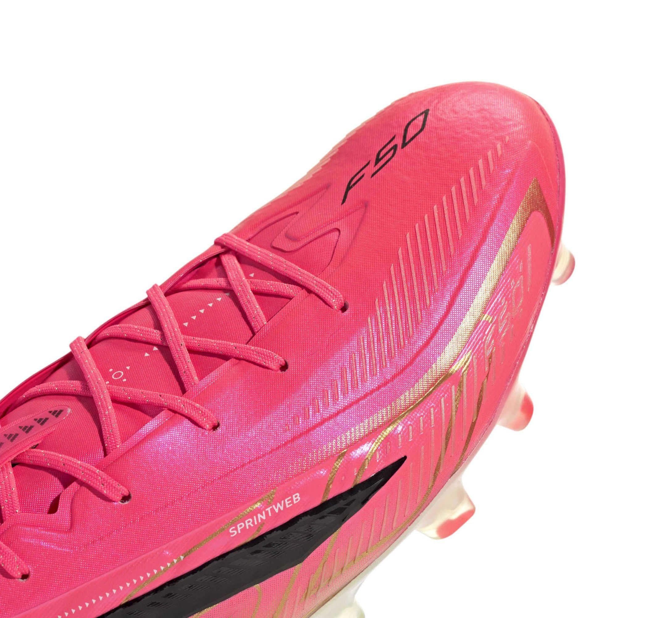 adidas adidas F50 Hyperfast Elıte Ag Erkek Spor Ayakkabı Pembe - 6
